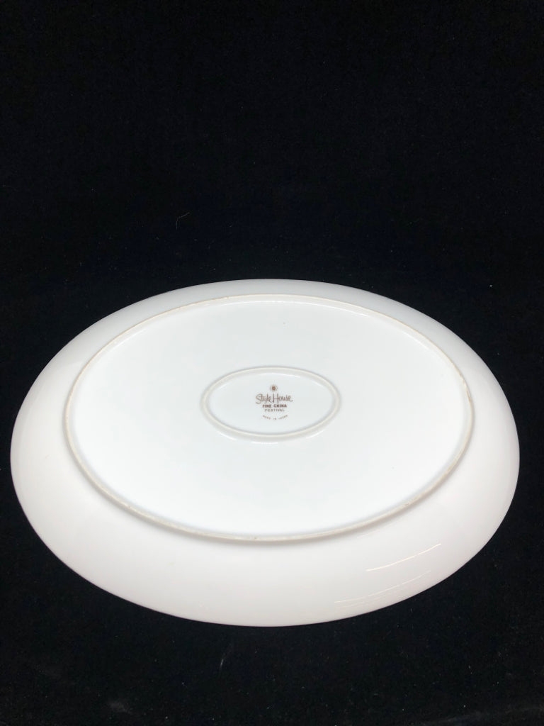 STYLE HOUSE WHEAT DESIGN PLATTER.