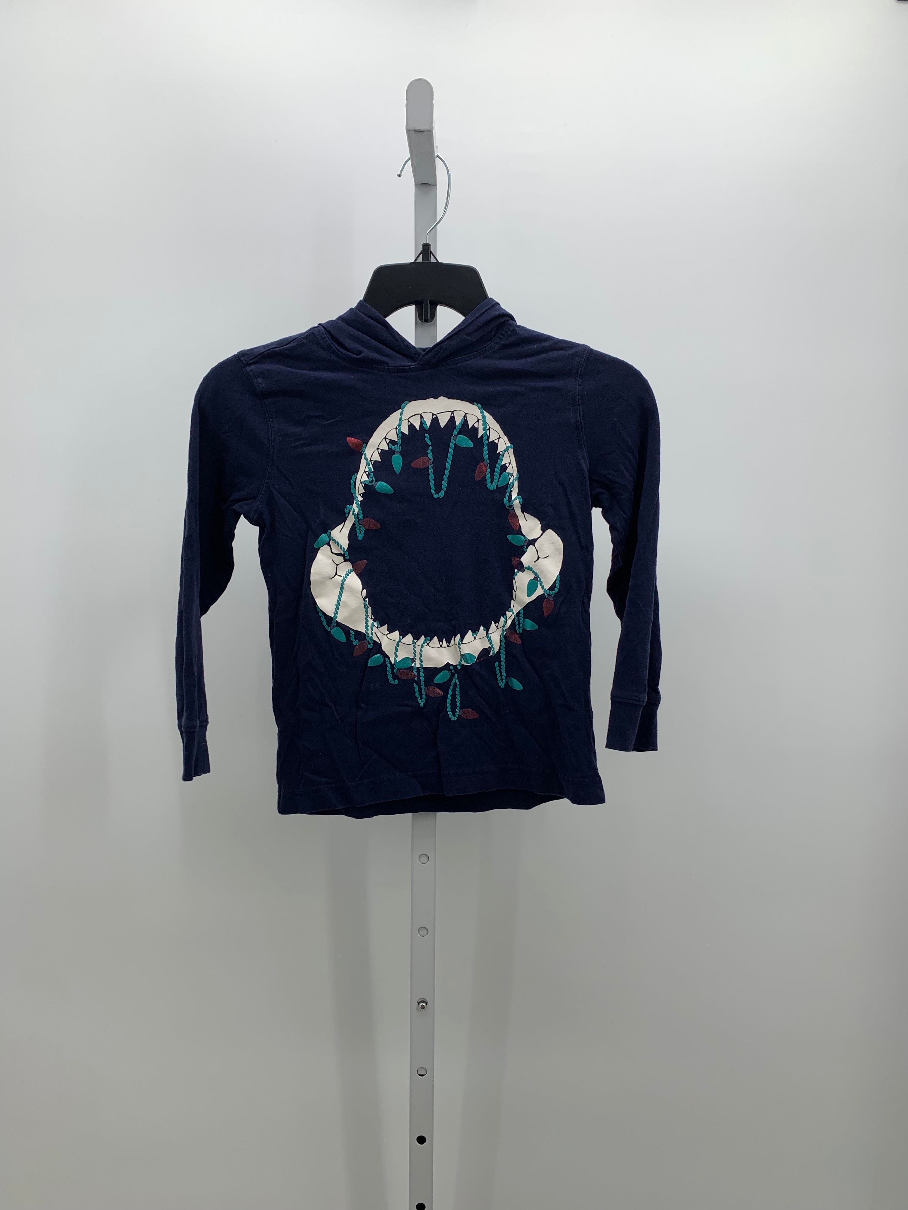 LONG SLV SHIRT HOODED SHARK TEETH