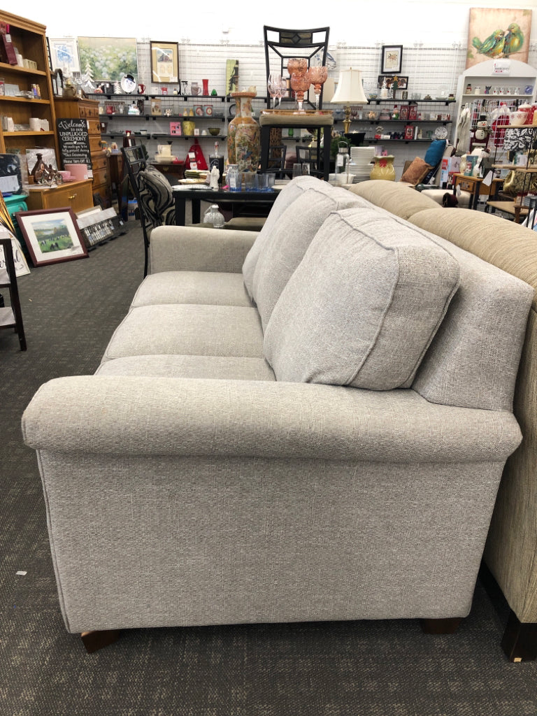 LIGHT GREY SOFA.