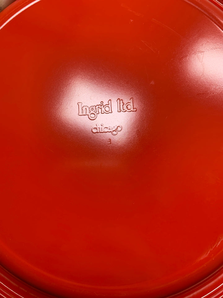 VTG 6 INGRID LTD CHICAGO PLATES MELAMINE.