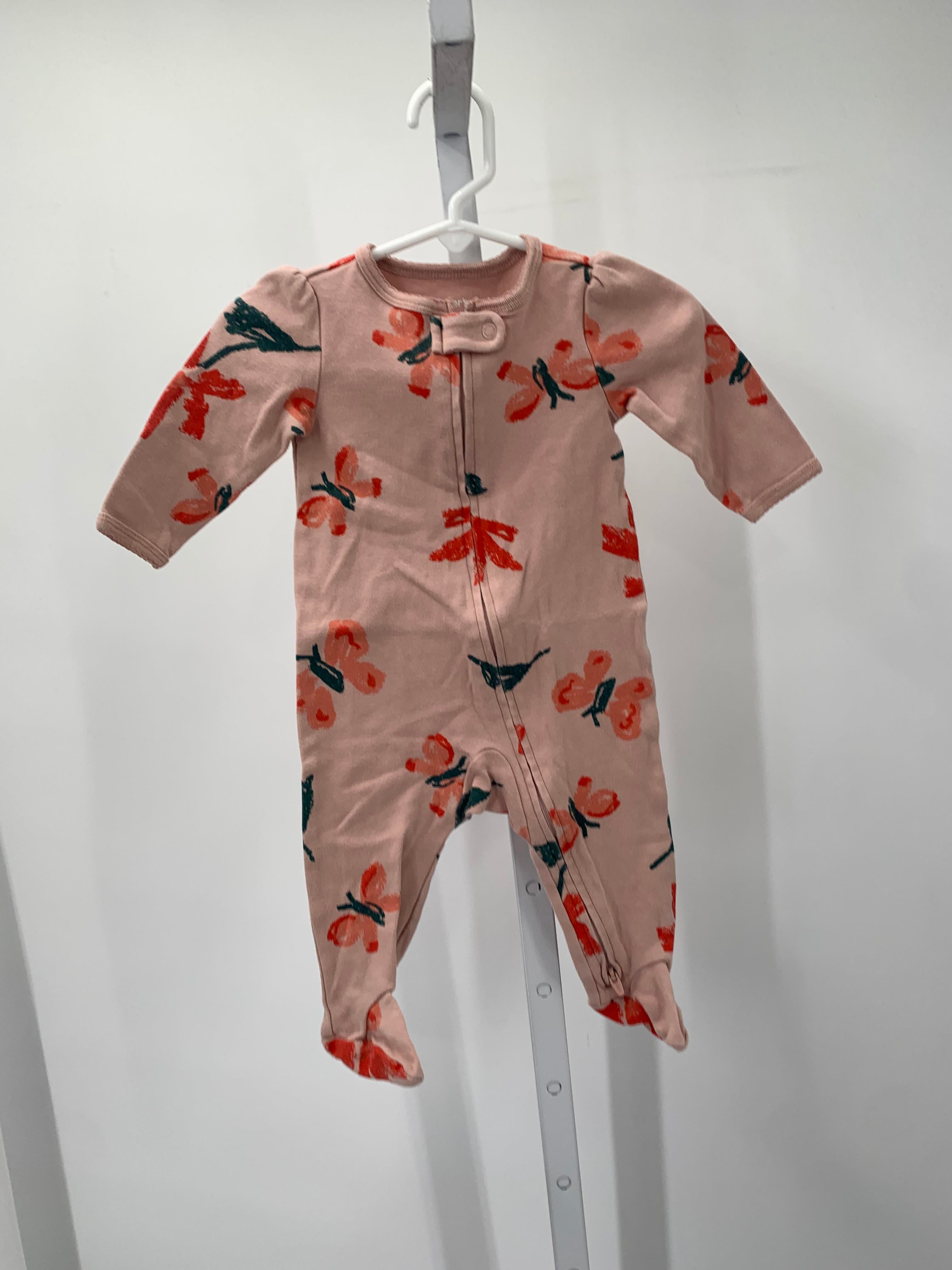 Carters Size 6 Months Girls Long Slv. Romper