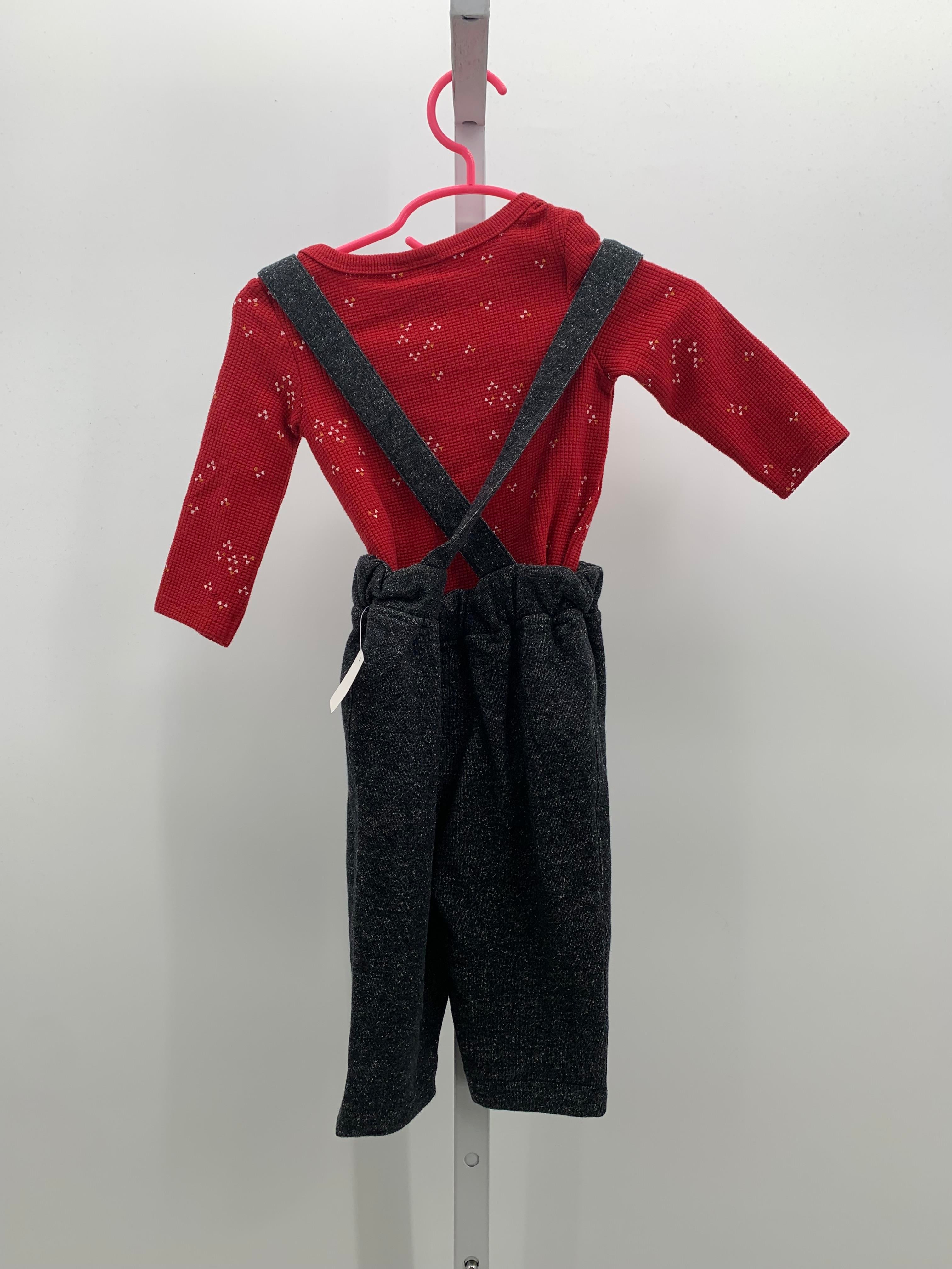 NEW TRIANGLES WAFFLE KNIT SHIRT KNIT PANTS WITH SUSPENDERS