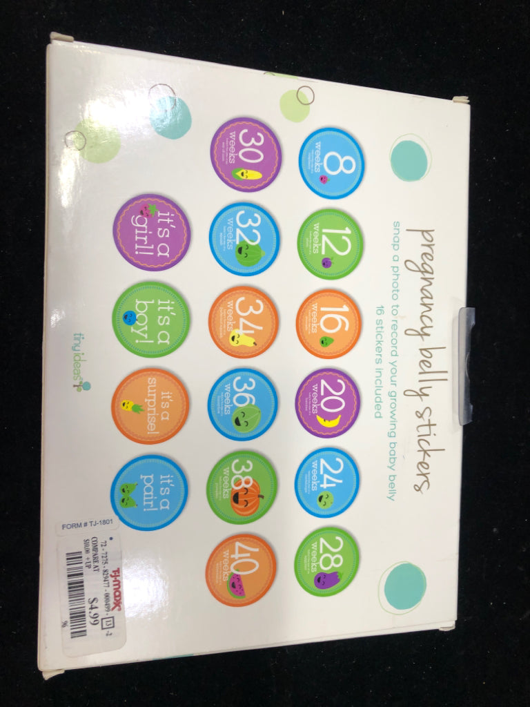 NIP PREGNANCY BELLY STICKERS.