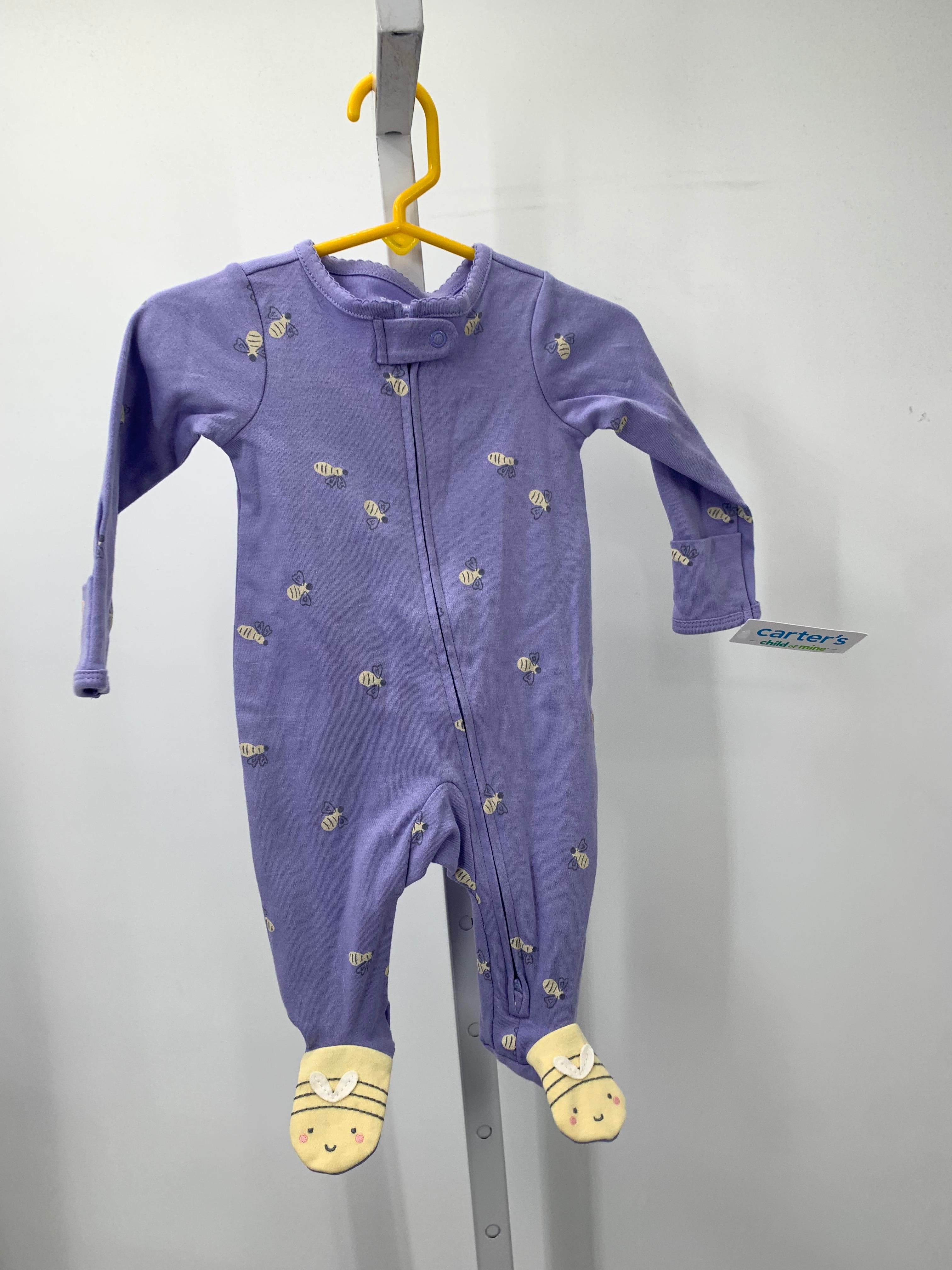 Carters Size 0-3 months Girls Long Slv. Romper