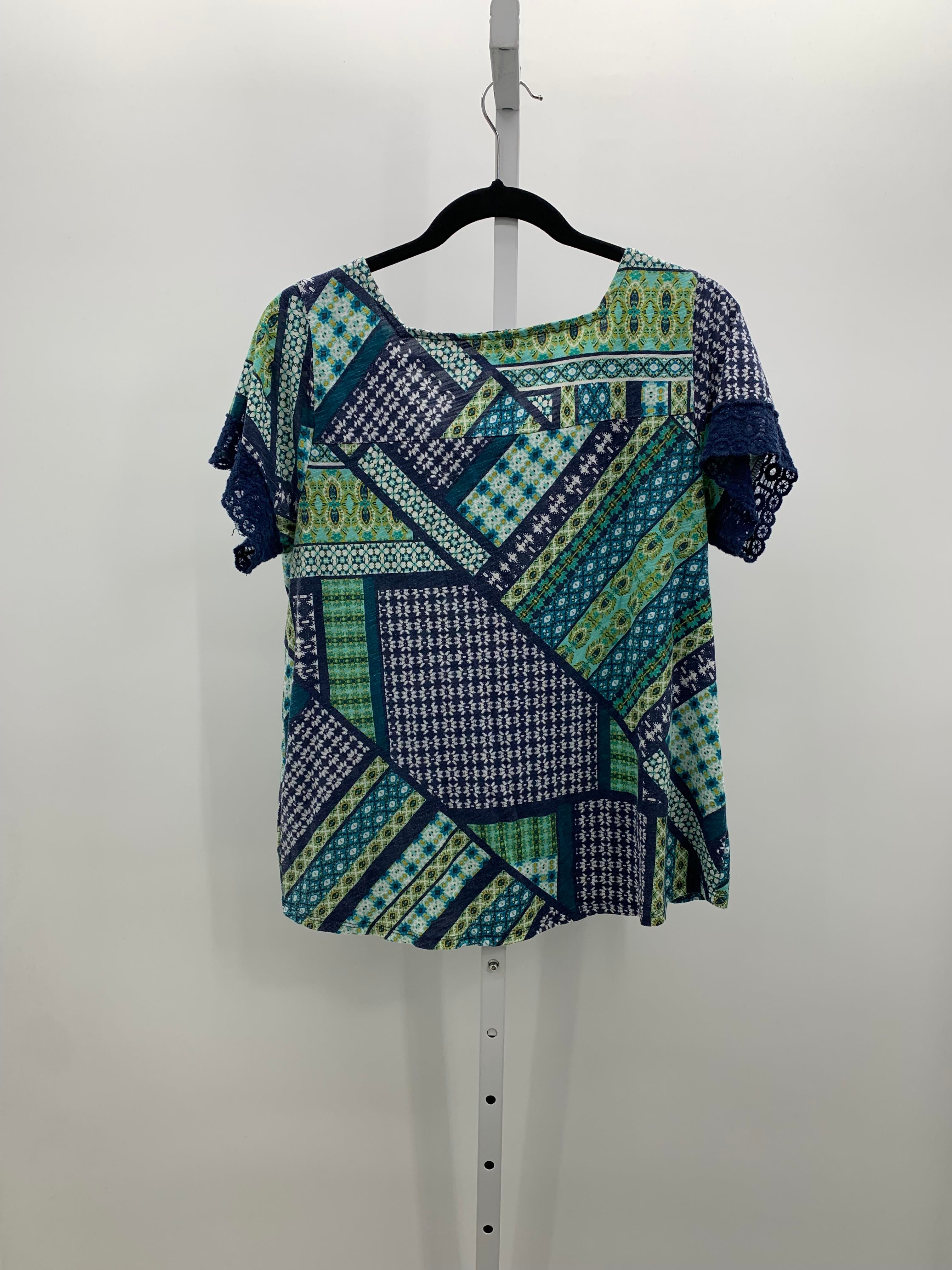 St. Johns Bay Size Large Petite Petite Short Sleeve Shirt
