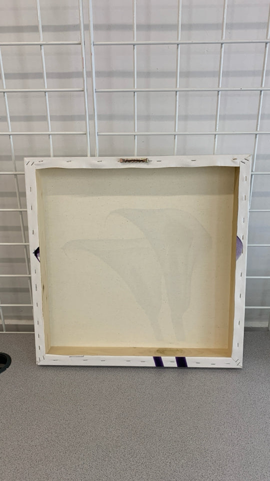 PURPLE CALLA LILIES CANVAS.