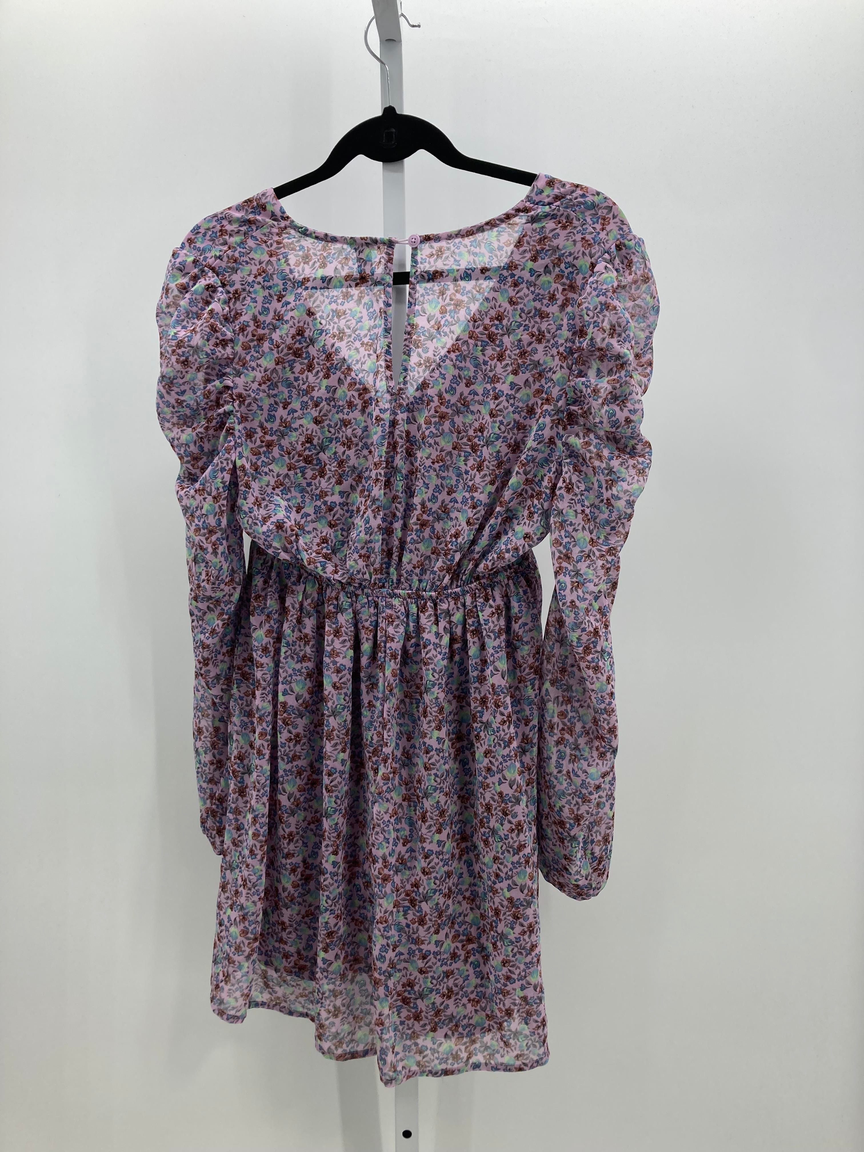 Wild Fable Size Medium Juniors Long Sleeve Dress