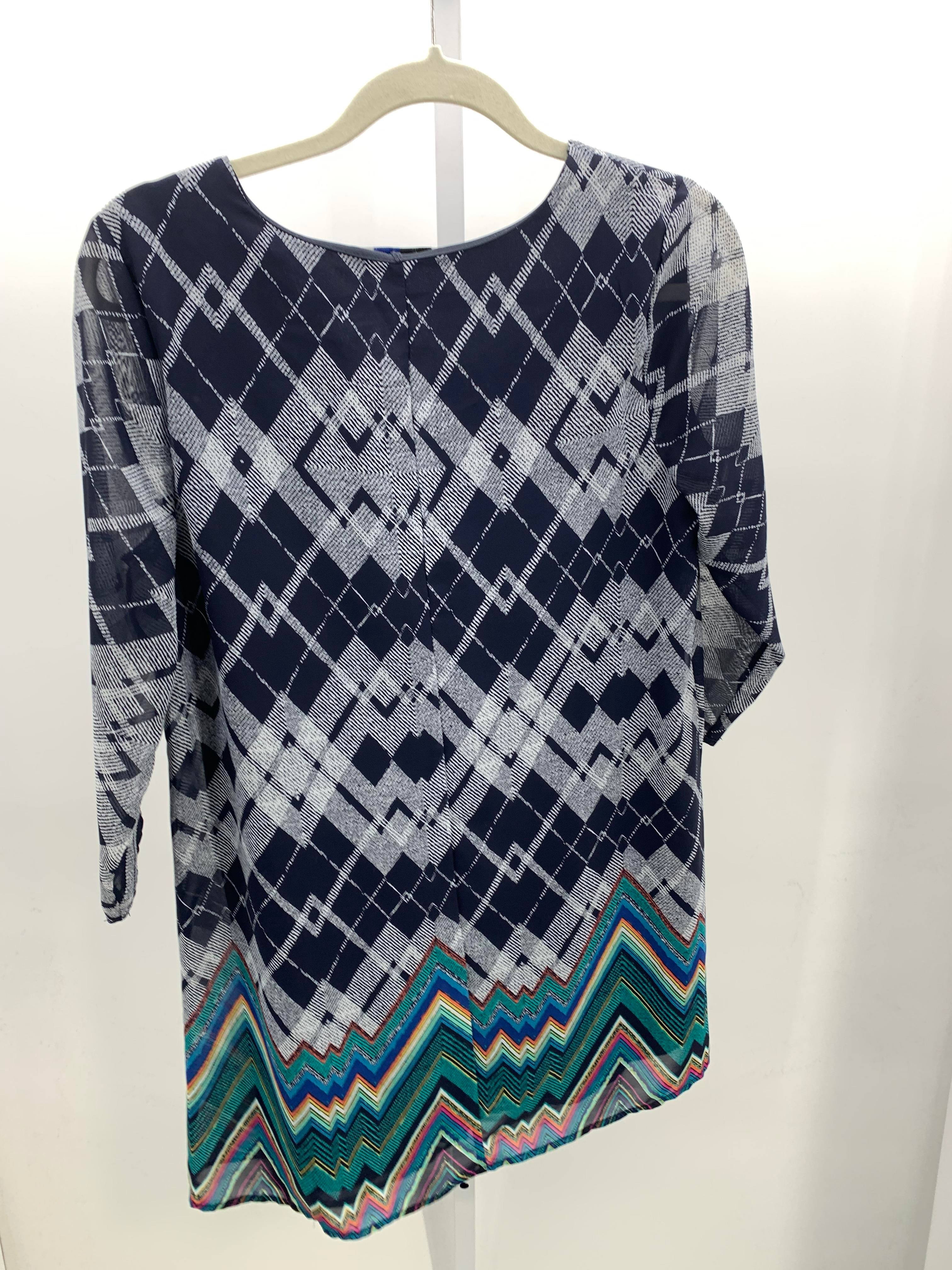 bailey blue Size Medium Misses 3/4 Sleeve Dress