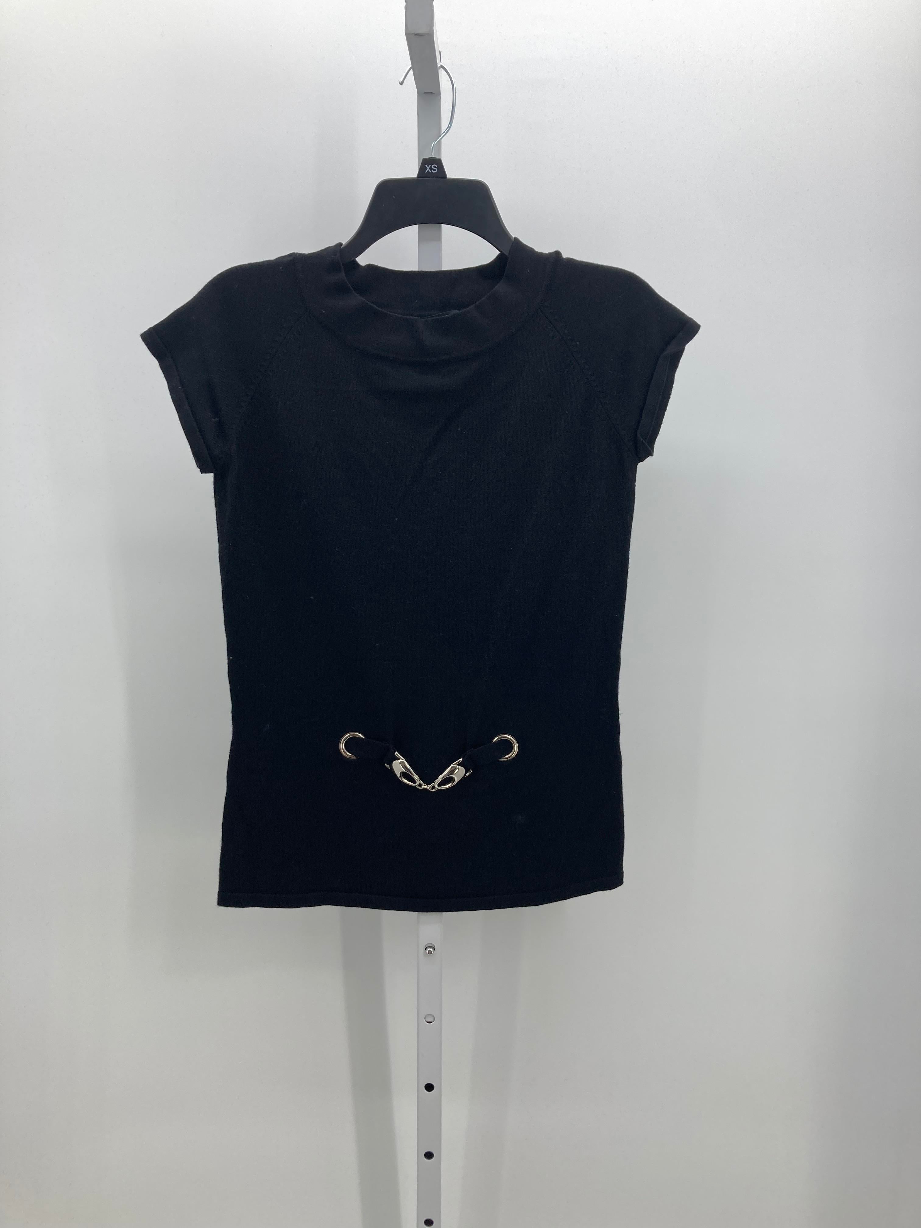 Mosca Size Large Juniors Short Sleeve Sweater