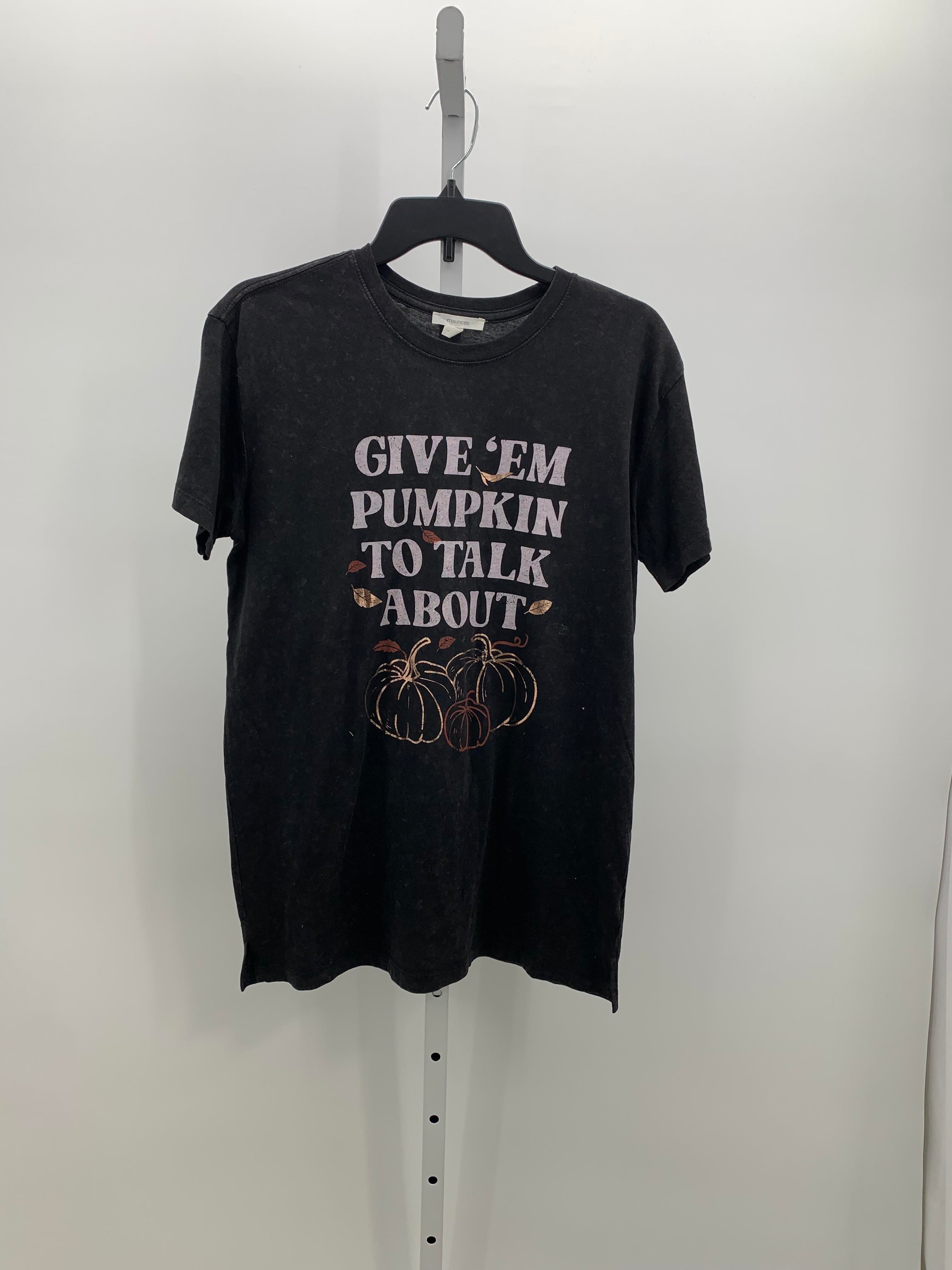 SHORT SLV SHIRT GIVE 'EM PUMPKIN