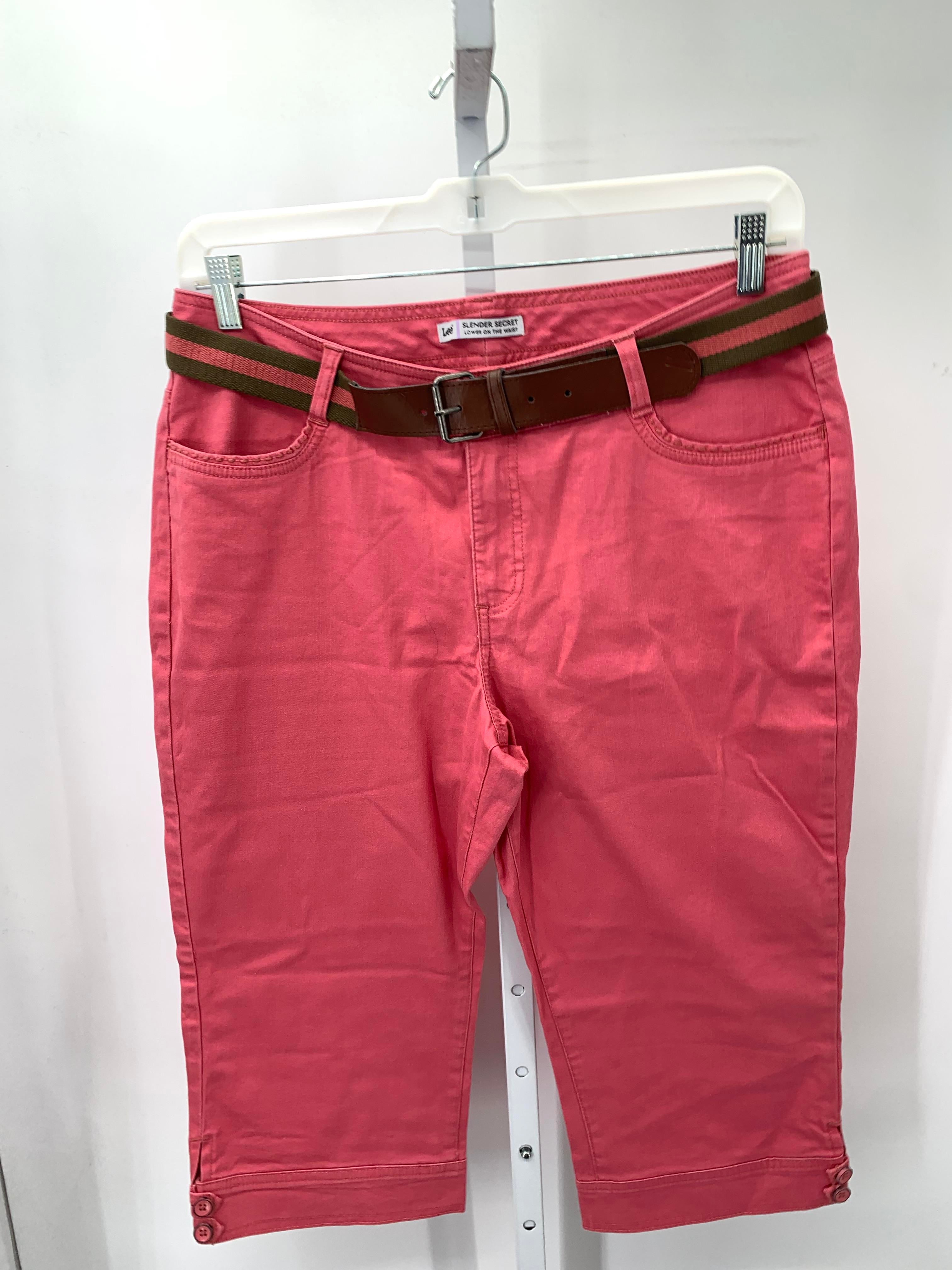 Lee Size 14 Misses Capri Pants