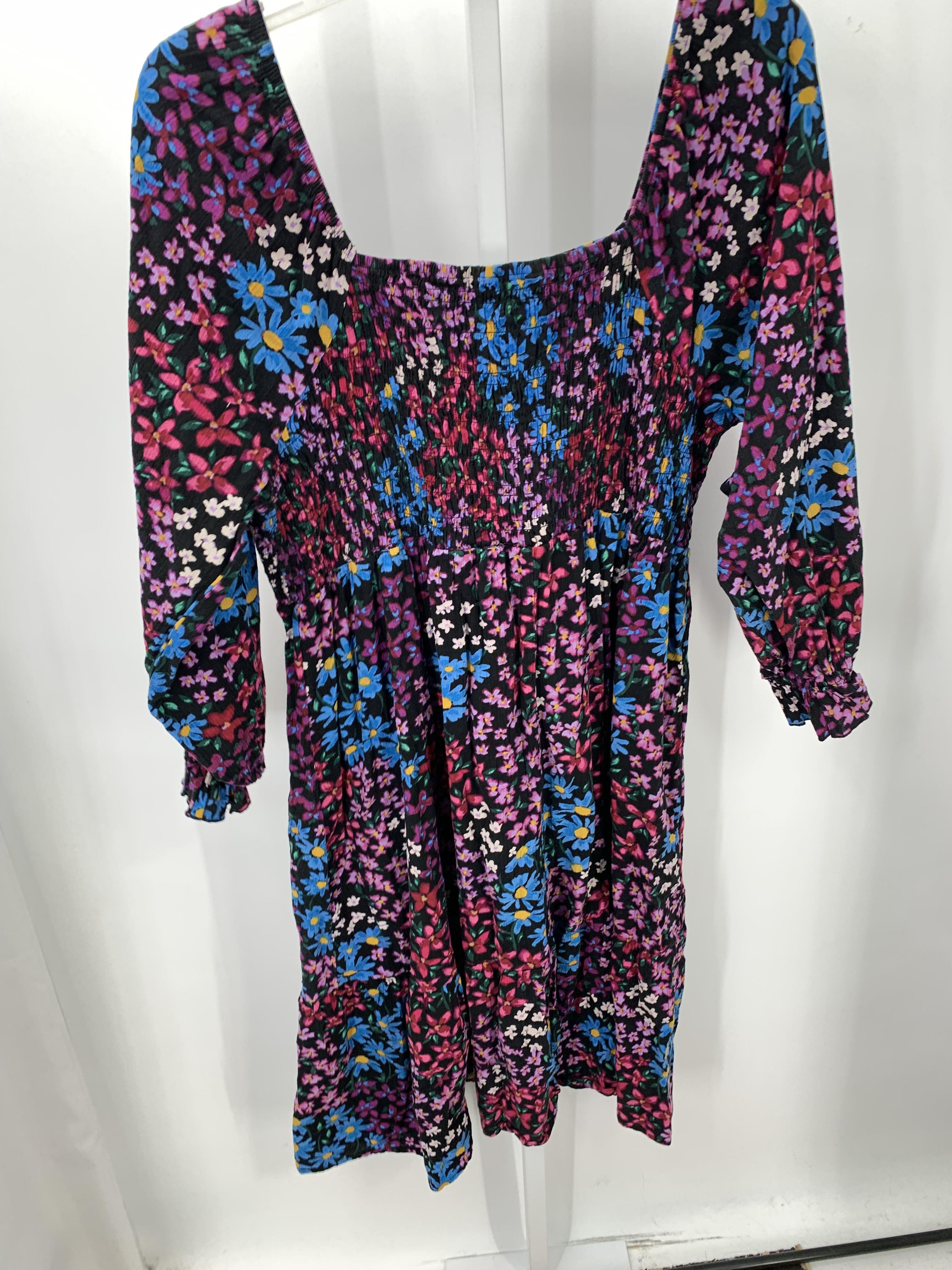 Terra & Sky Size 2X Womens Long Sleeve Dress