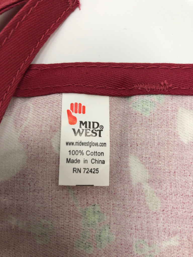WATERING CAN PRINT GARDENING APRON.