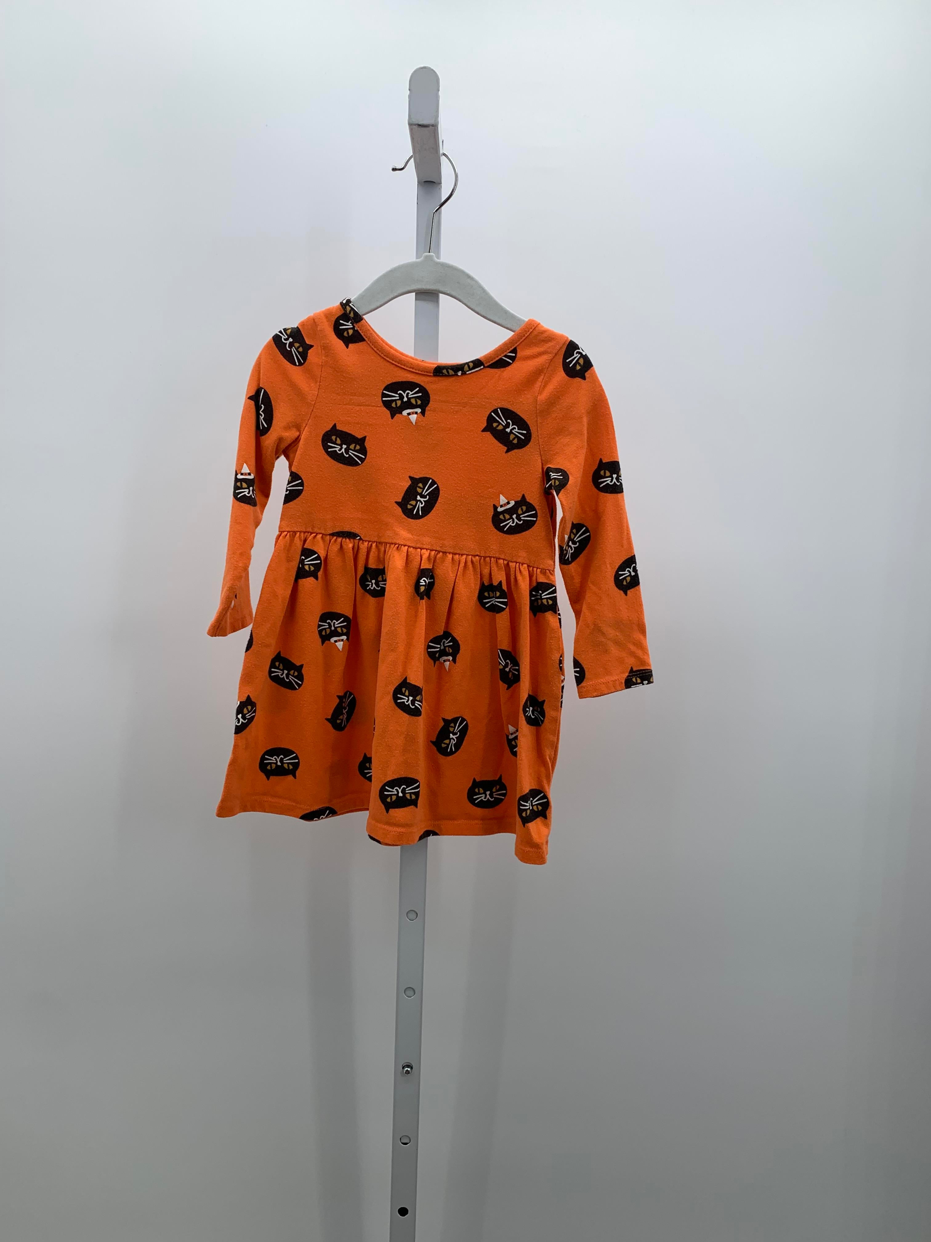 LONG SLV DRESS BLACK CATS