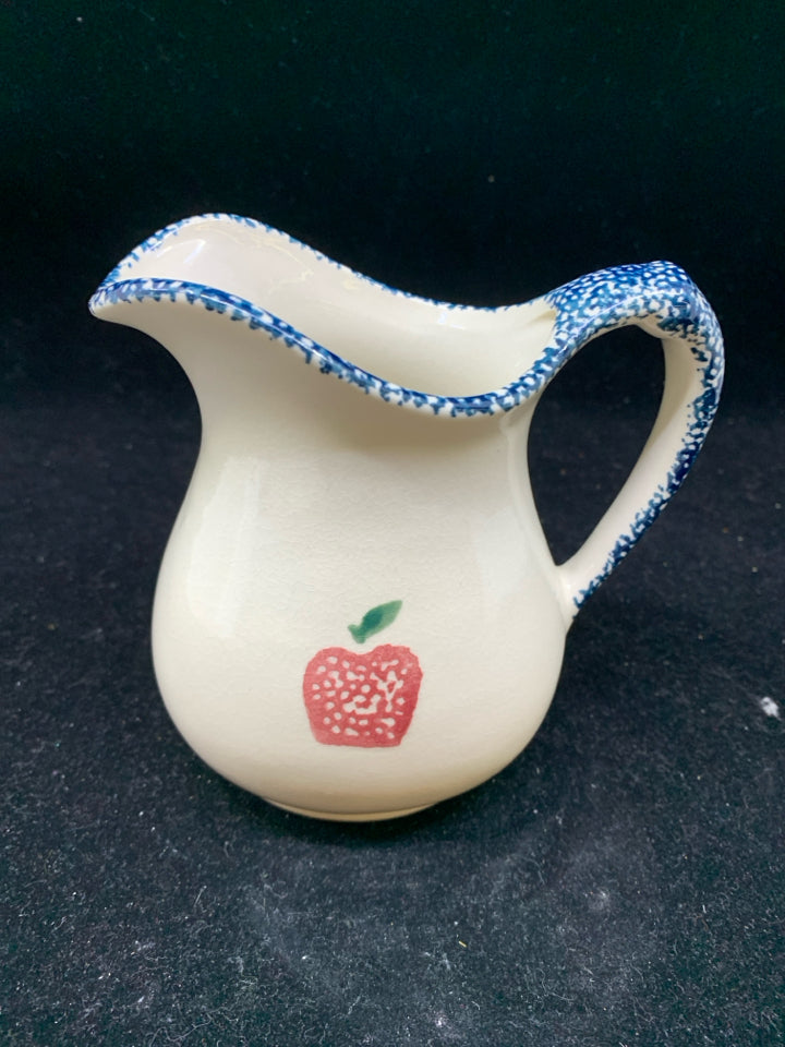 2PC APPLE PATTERN WASH BASIN.