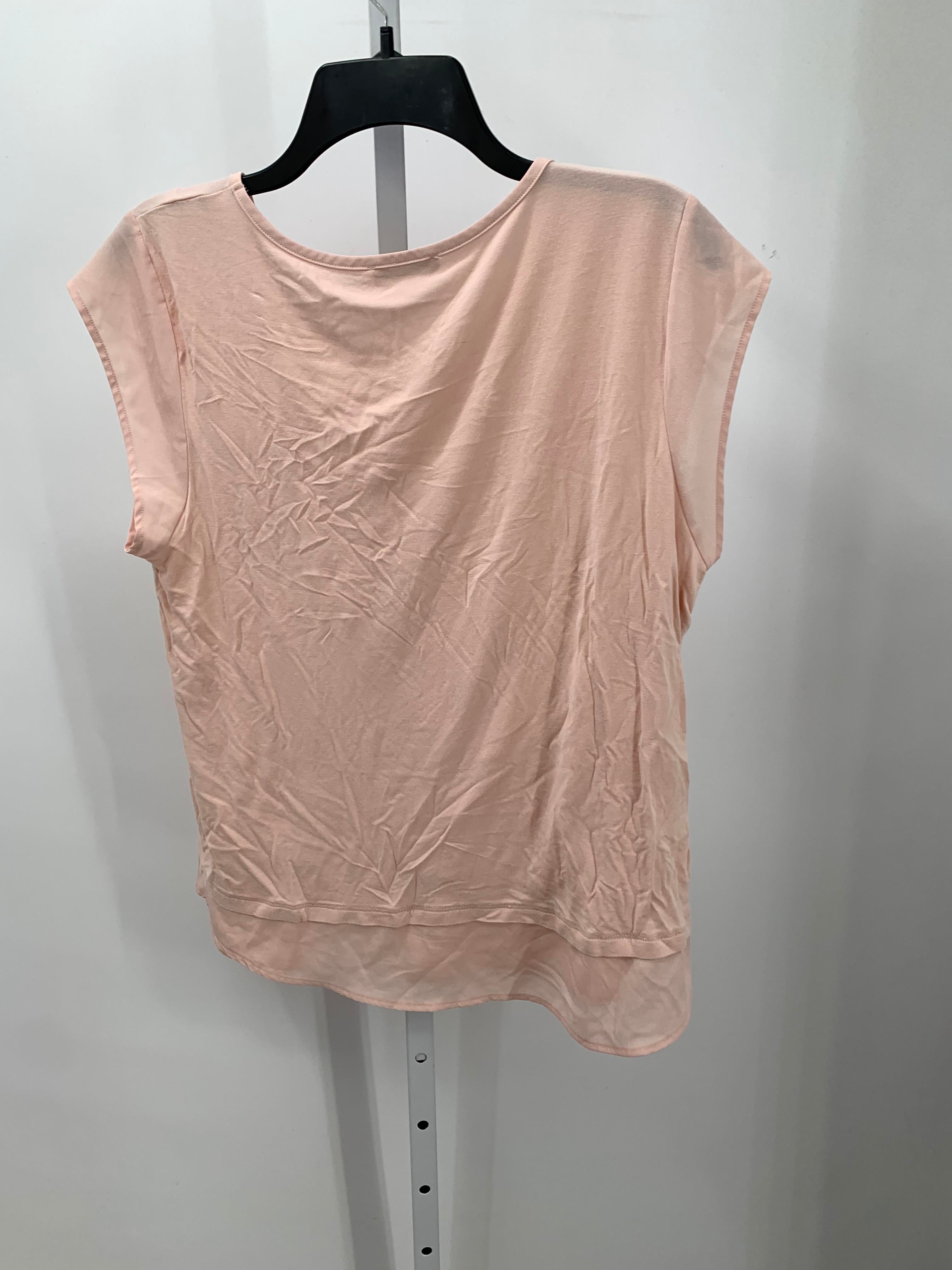 Calvin Klein Size Large Misses Short Sleeve Shirt