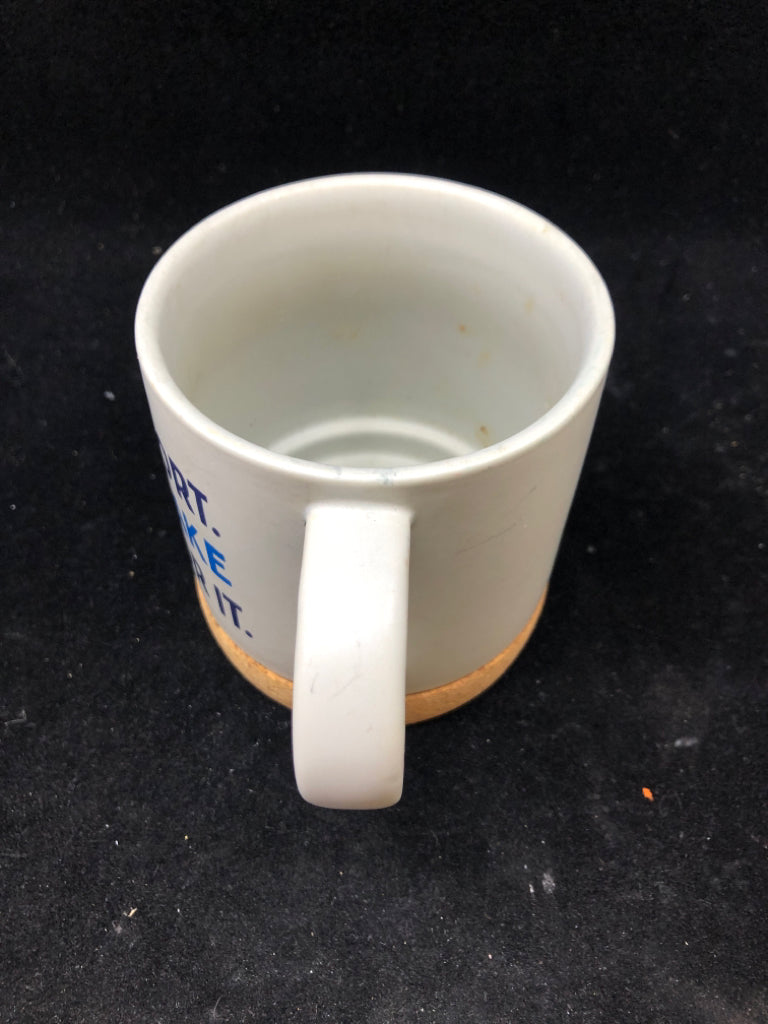 "LIFE IS SHORT" COFFEE MUG.