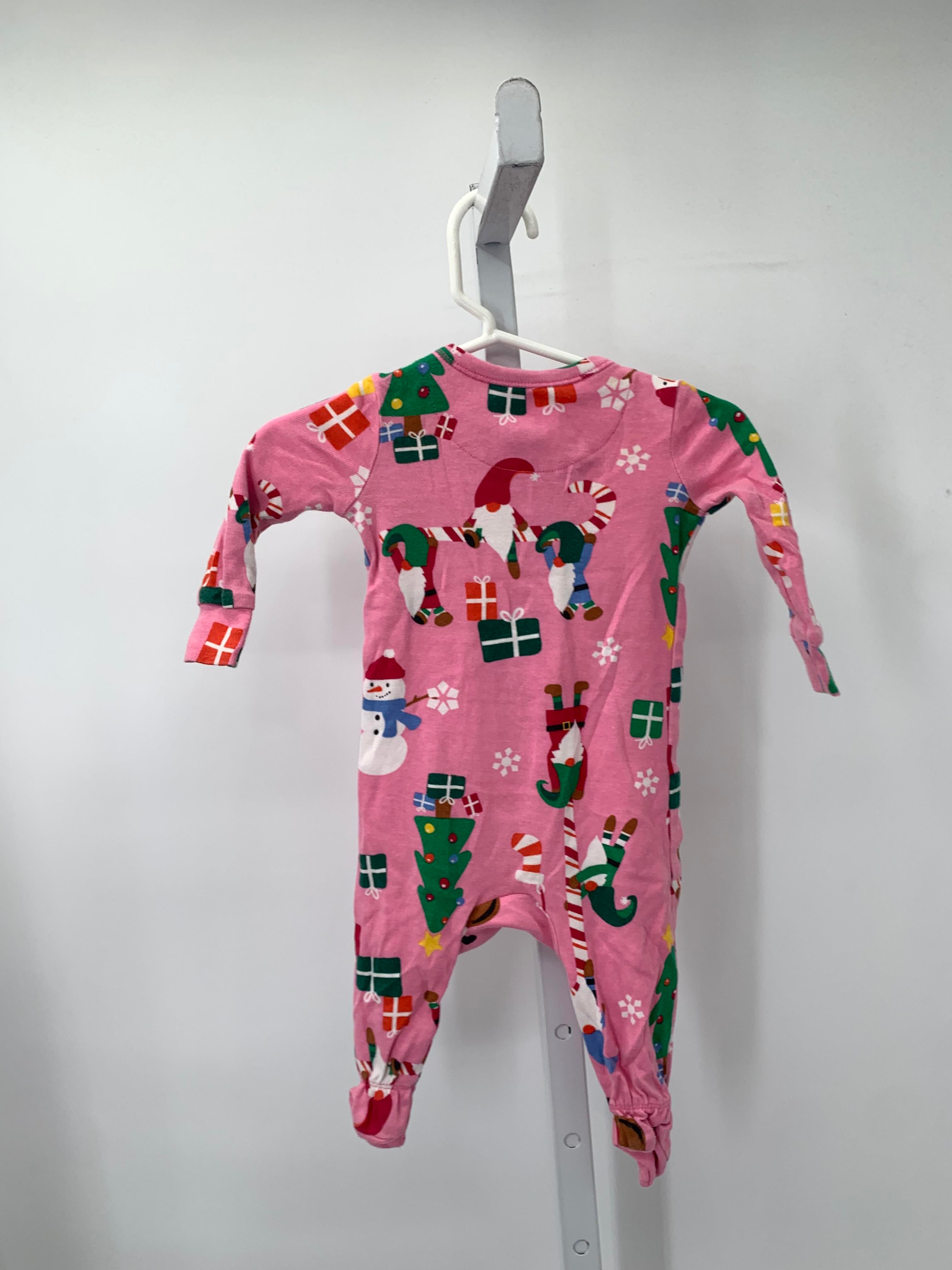 LONG SLV ROMPER SANTA PRESENTS