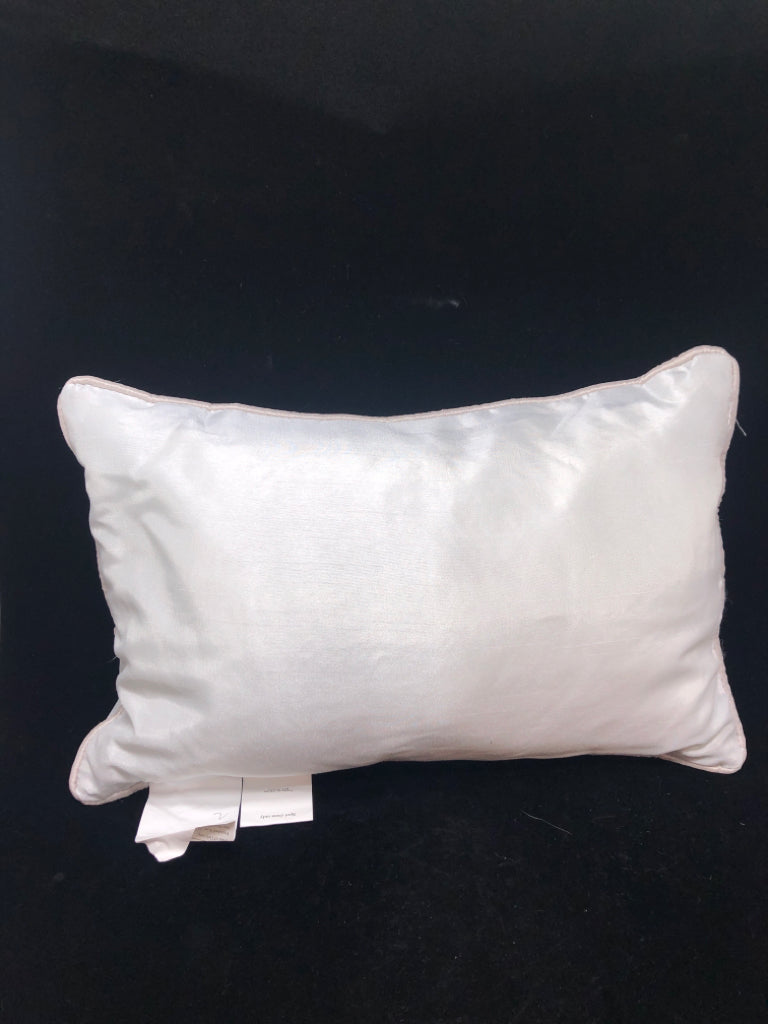 GREEK KEY STRIPED PILLOW.
