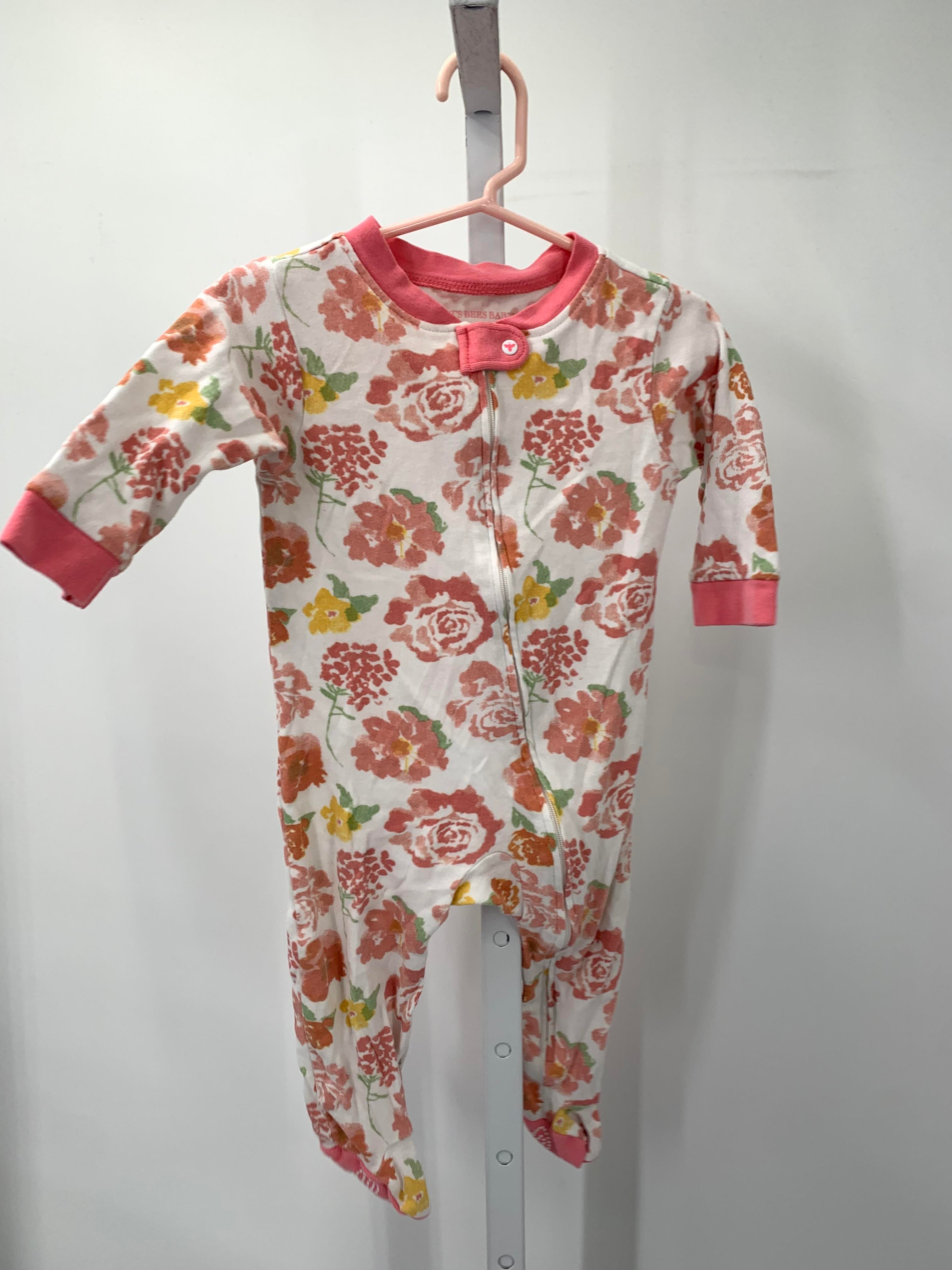 Burt's Bees Size 6-9 mon Girls Sleeper