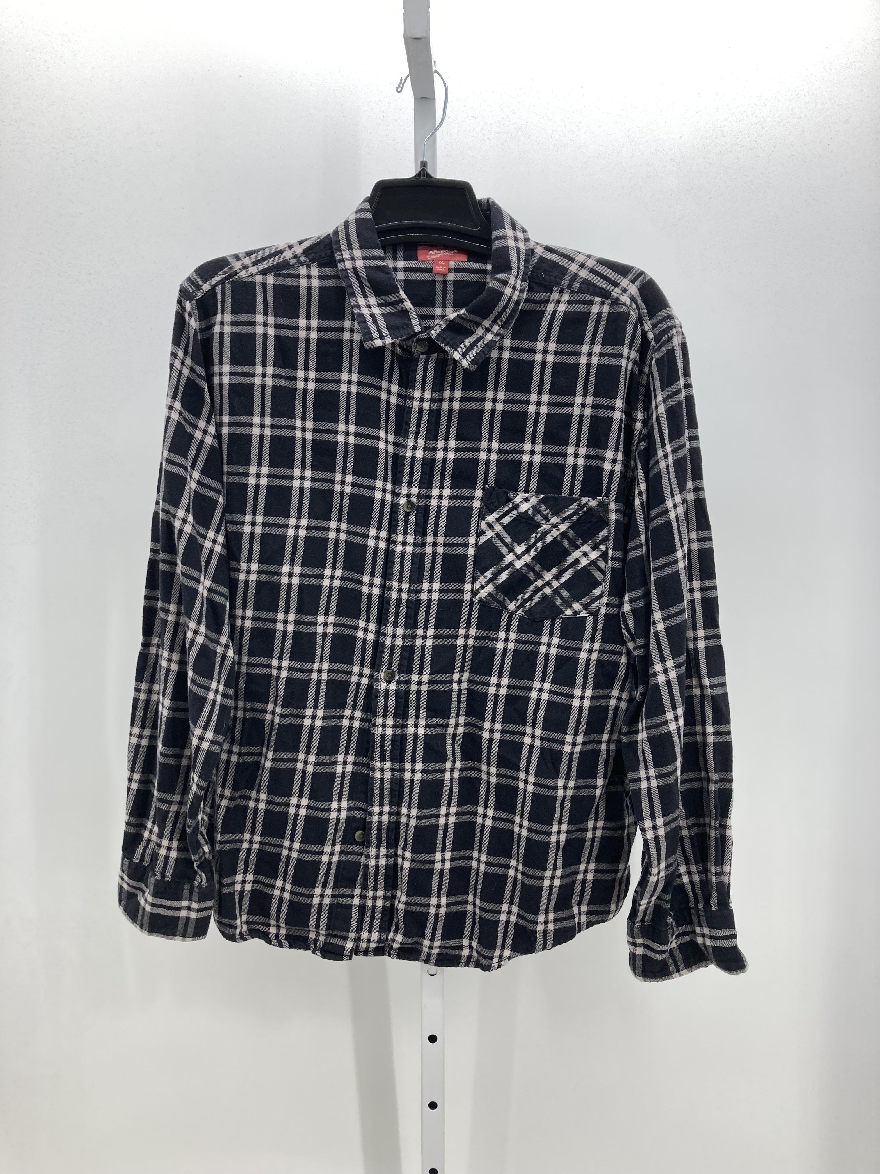 PLAID BTN DOWN
