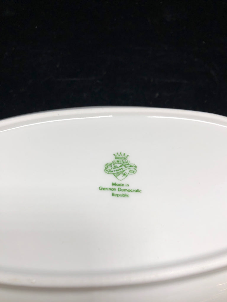 VTG GRAF VON HENNEBERG SM FLORAL SERVING DISH.