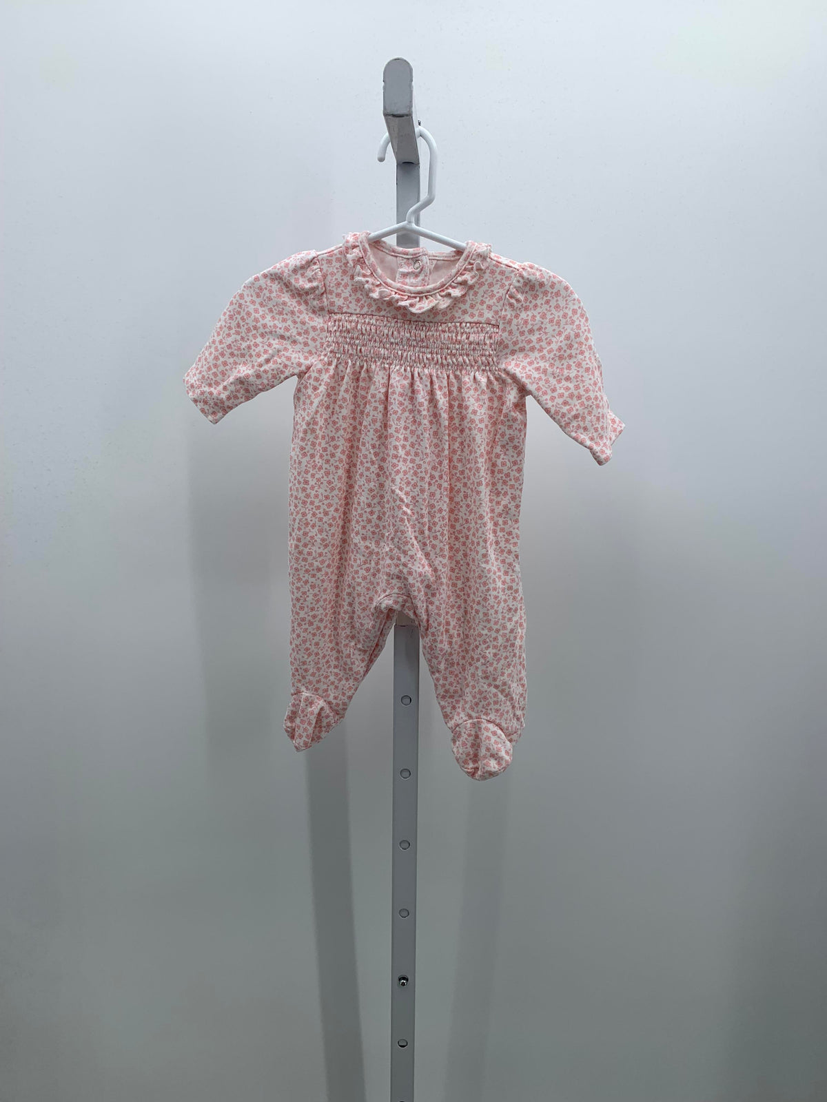 Little Me Size 3 Months Girls Long Slv. Romper