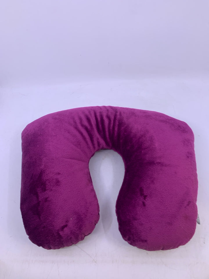 PURPLE NECK PILLOW.