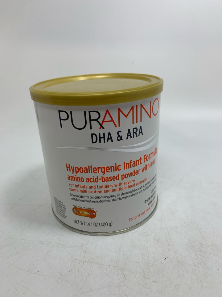 Puramino DHA & ARA Hypoallergenic Infant Formula 14.1 oz