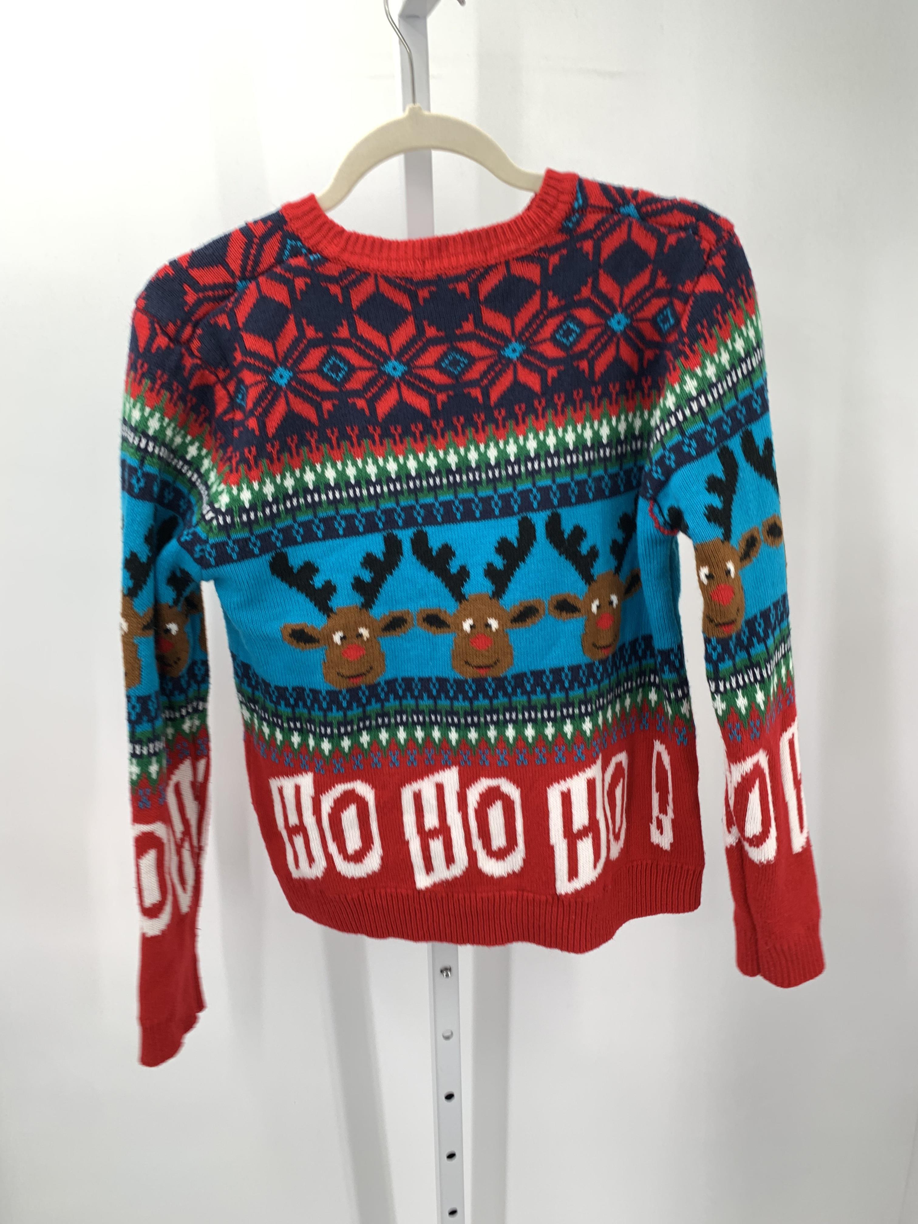 LONG SLV SWEATER HO HO HO REINDEER