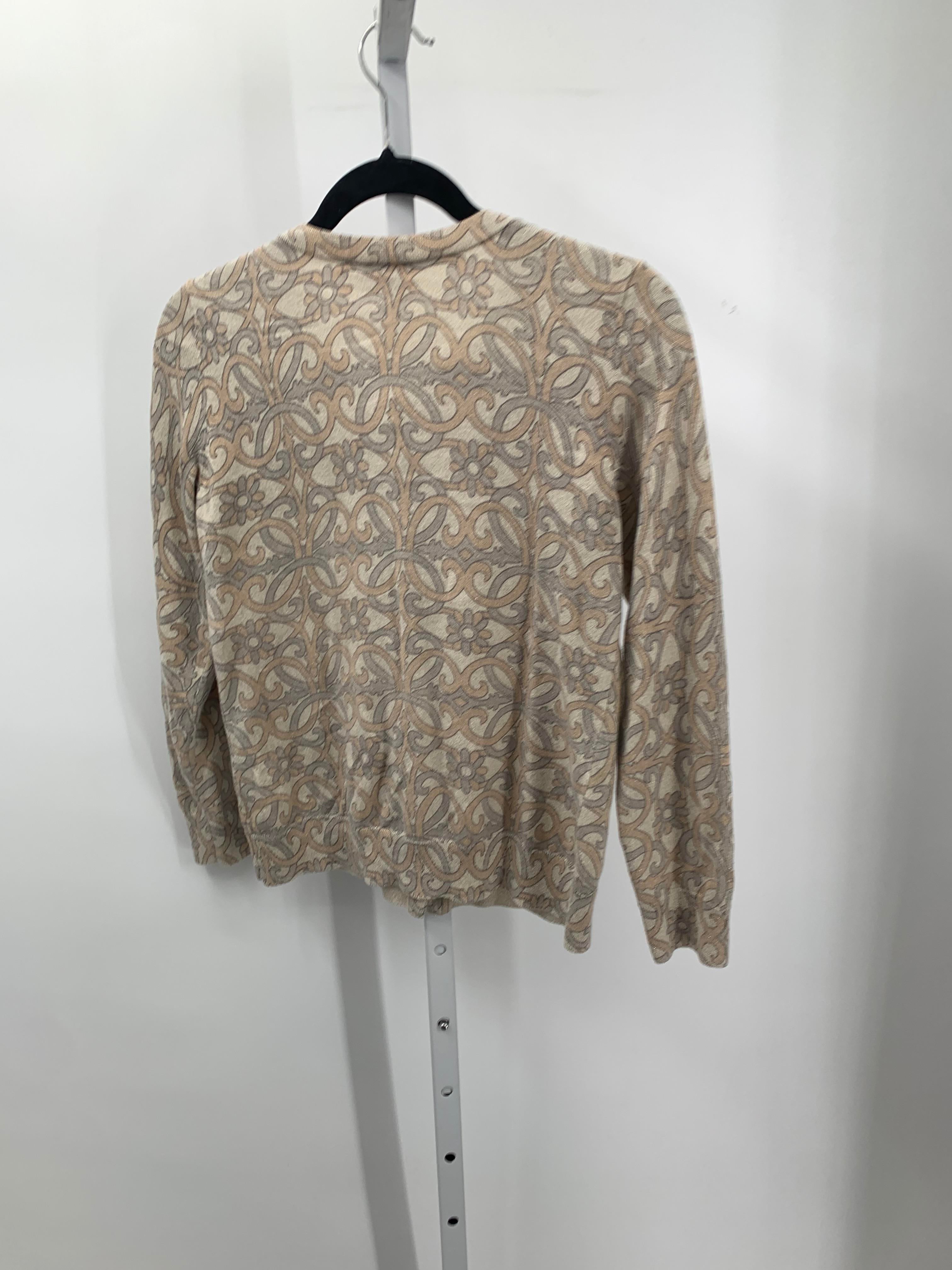 Talbots Size Medium Petite Petite Long Slv Sweater