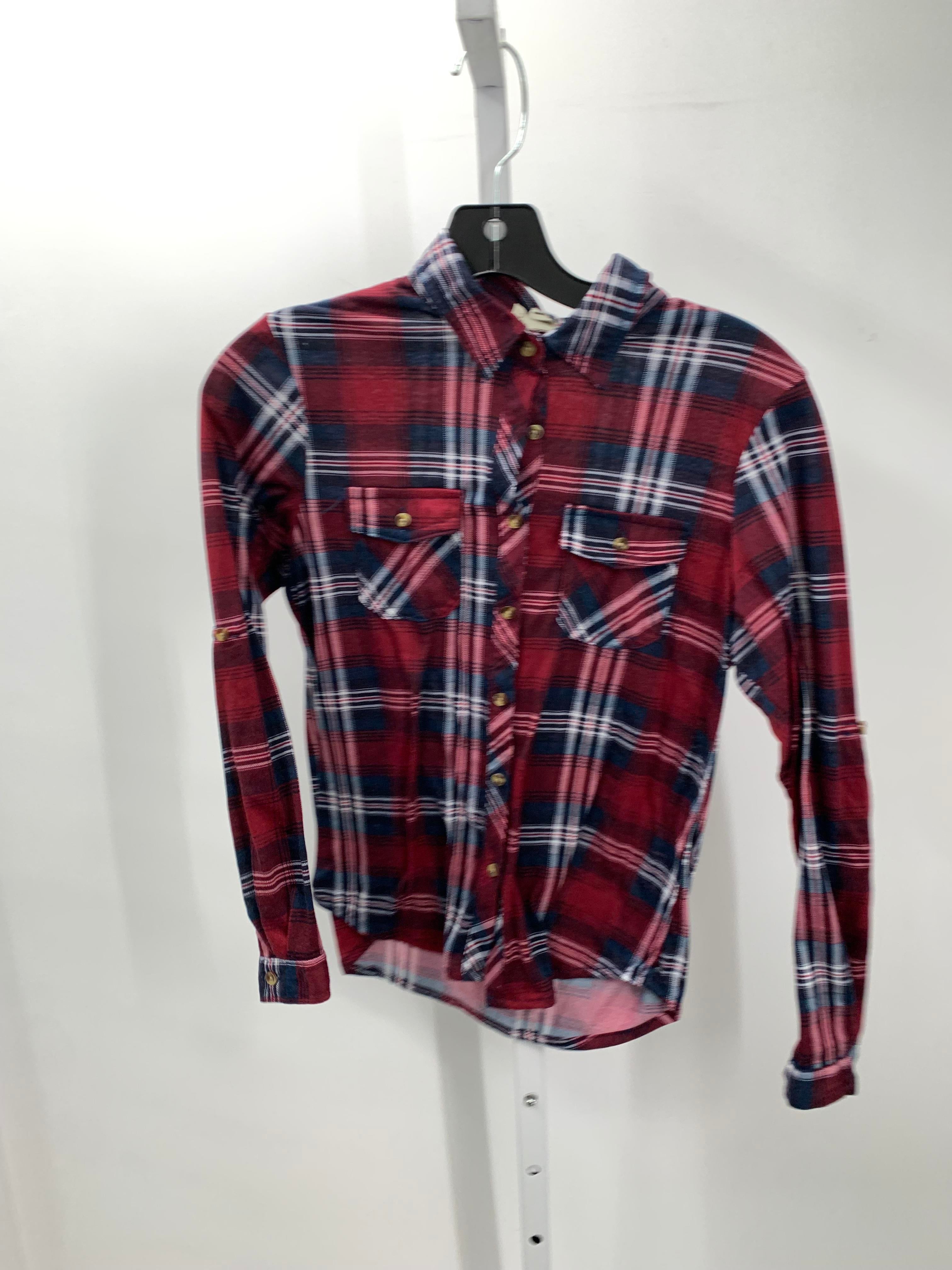 Passport Size 10 Girls Long Sleeve Shirt