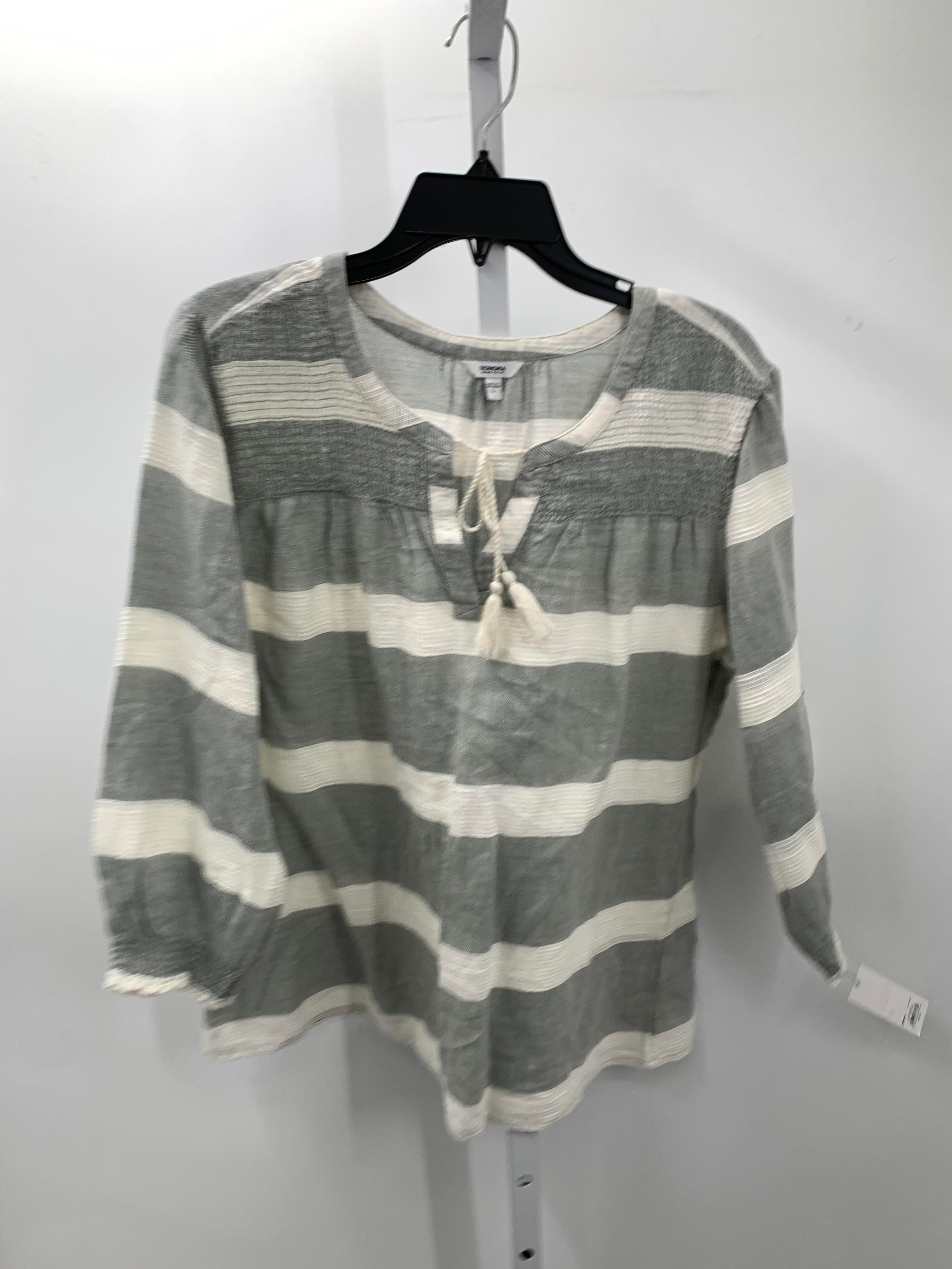 Sonoma Size Large Misses Long Sleeve Shirt