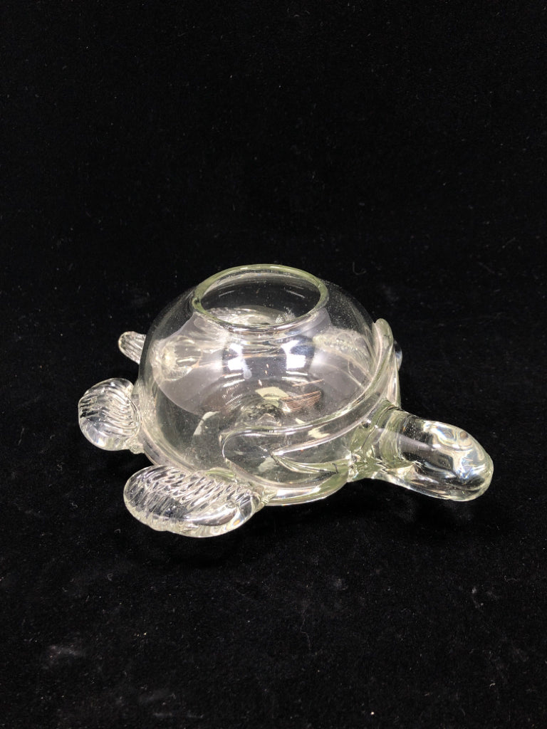 SM CLEAR GLASS TURTLE TERRARIUM.