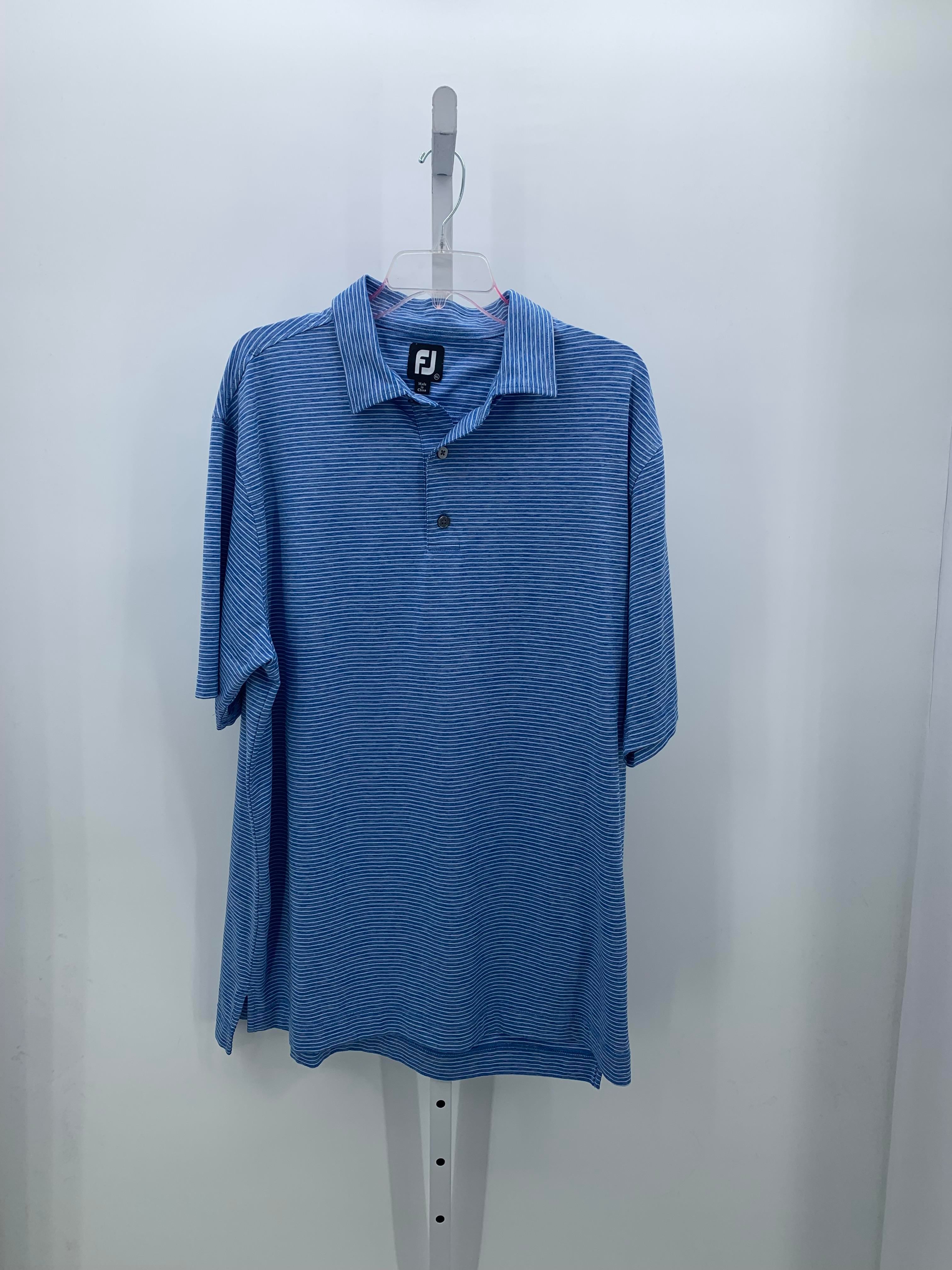 WHITE STRIPRES POLO.