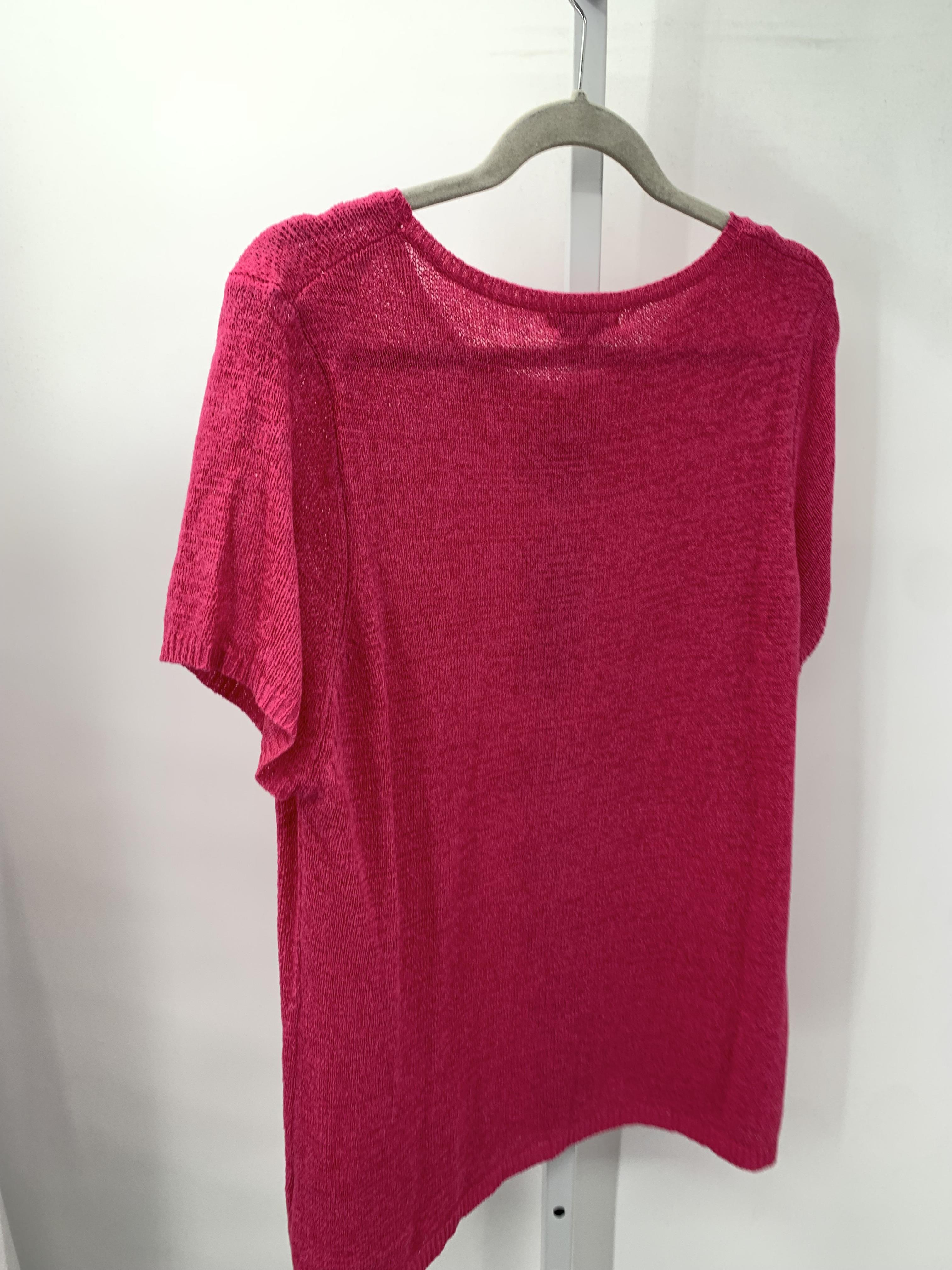 Size 3X Womens Short Slv Sweater