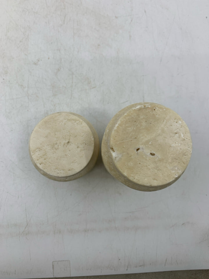 2 BEIGE HEAVY RIBBED TAPERED.