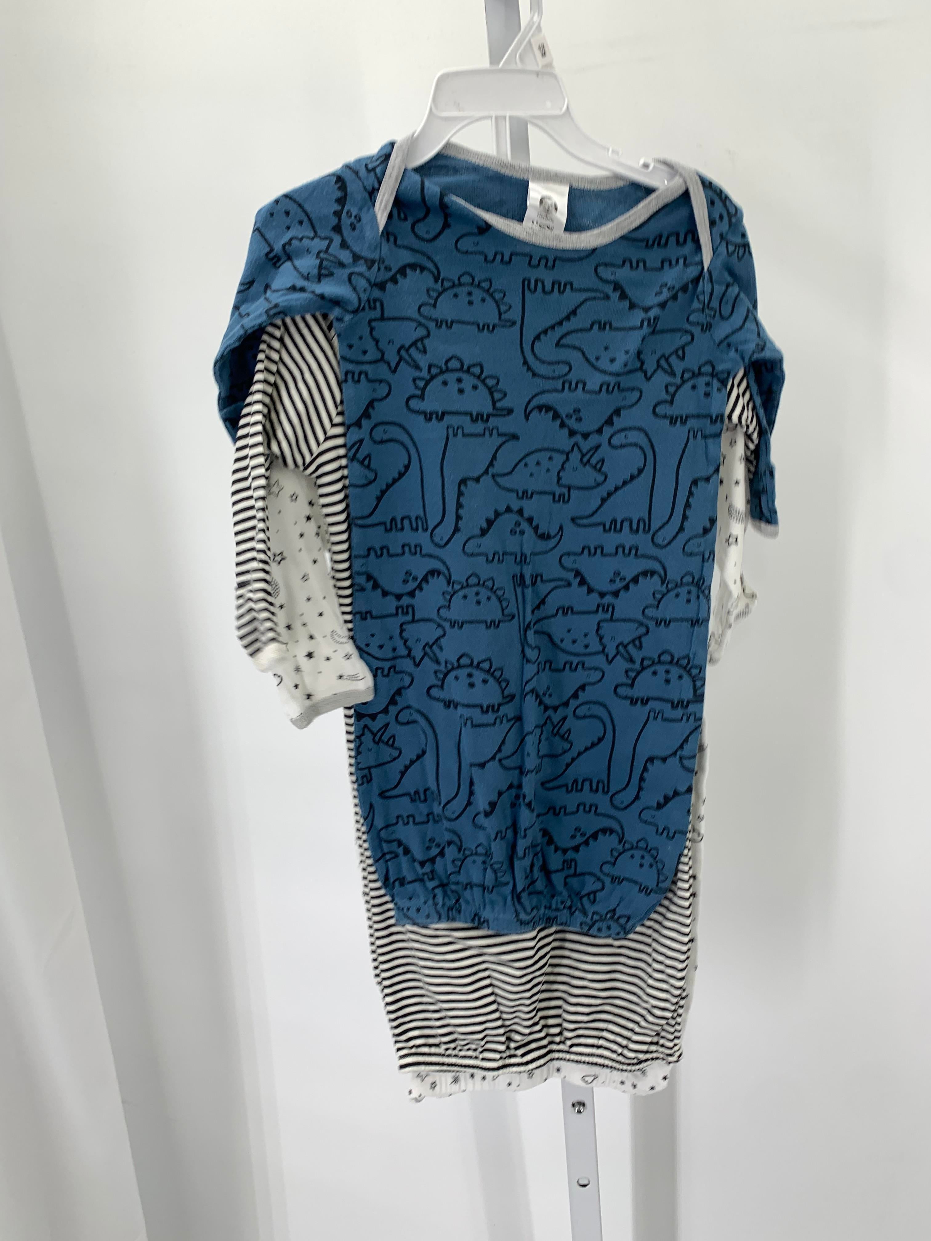 THREE LONG SLV GOWN SLEEPER