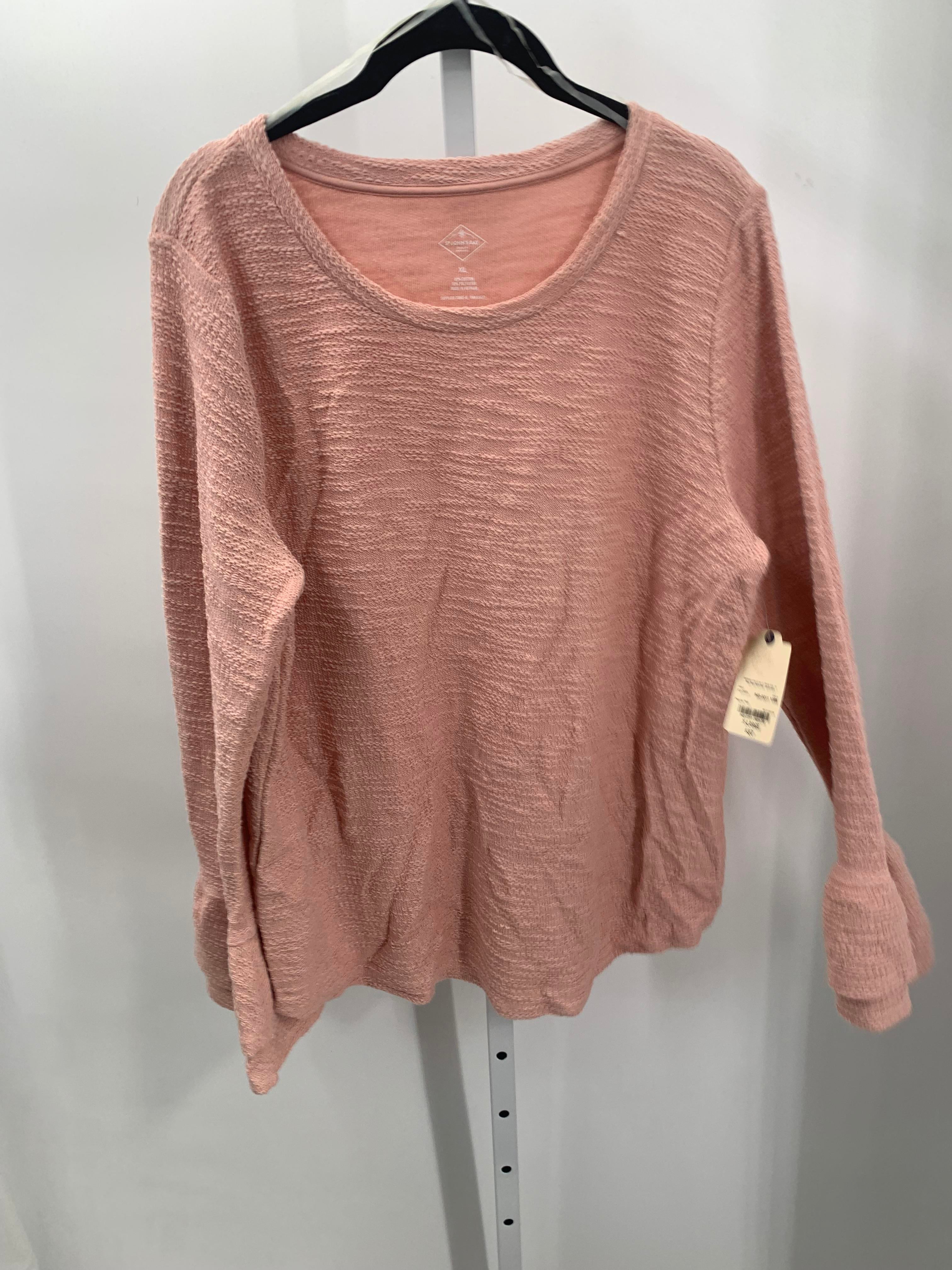 St. Johns Bay Size Extra Large Misses Long Sleeve Shirt