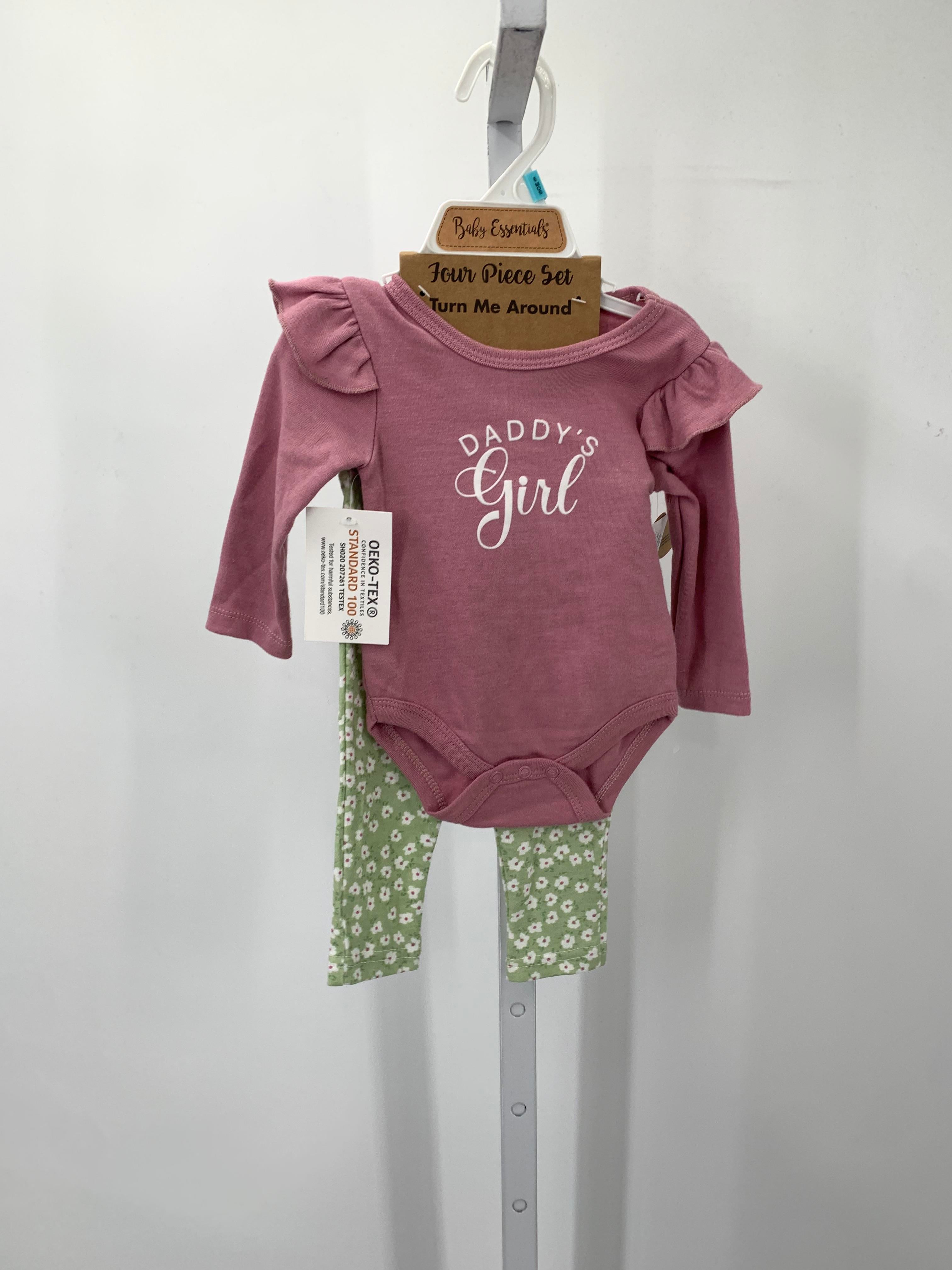 Baby Essentials Size 6 Months Girls 2 Pieces