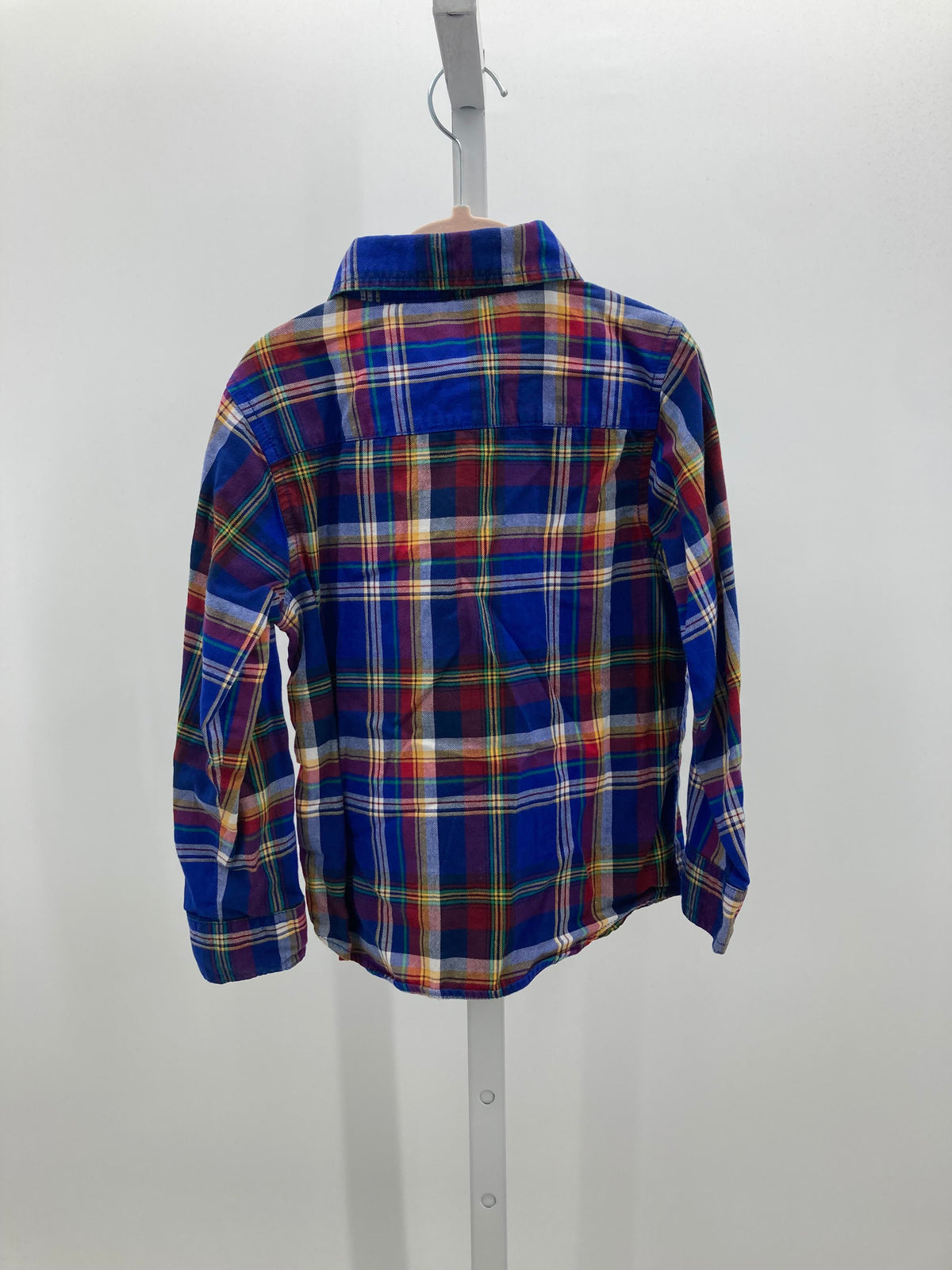 PLAID BTN DOWN