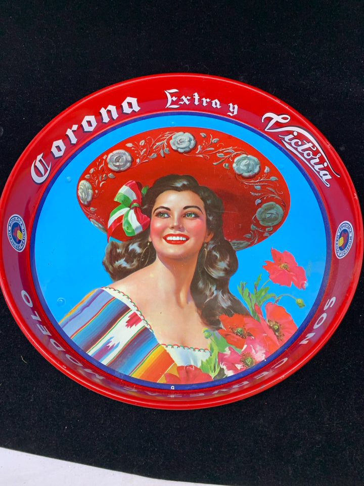 CORONA EXTRA METAL TRAY.