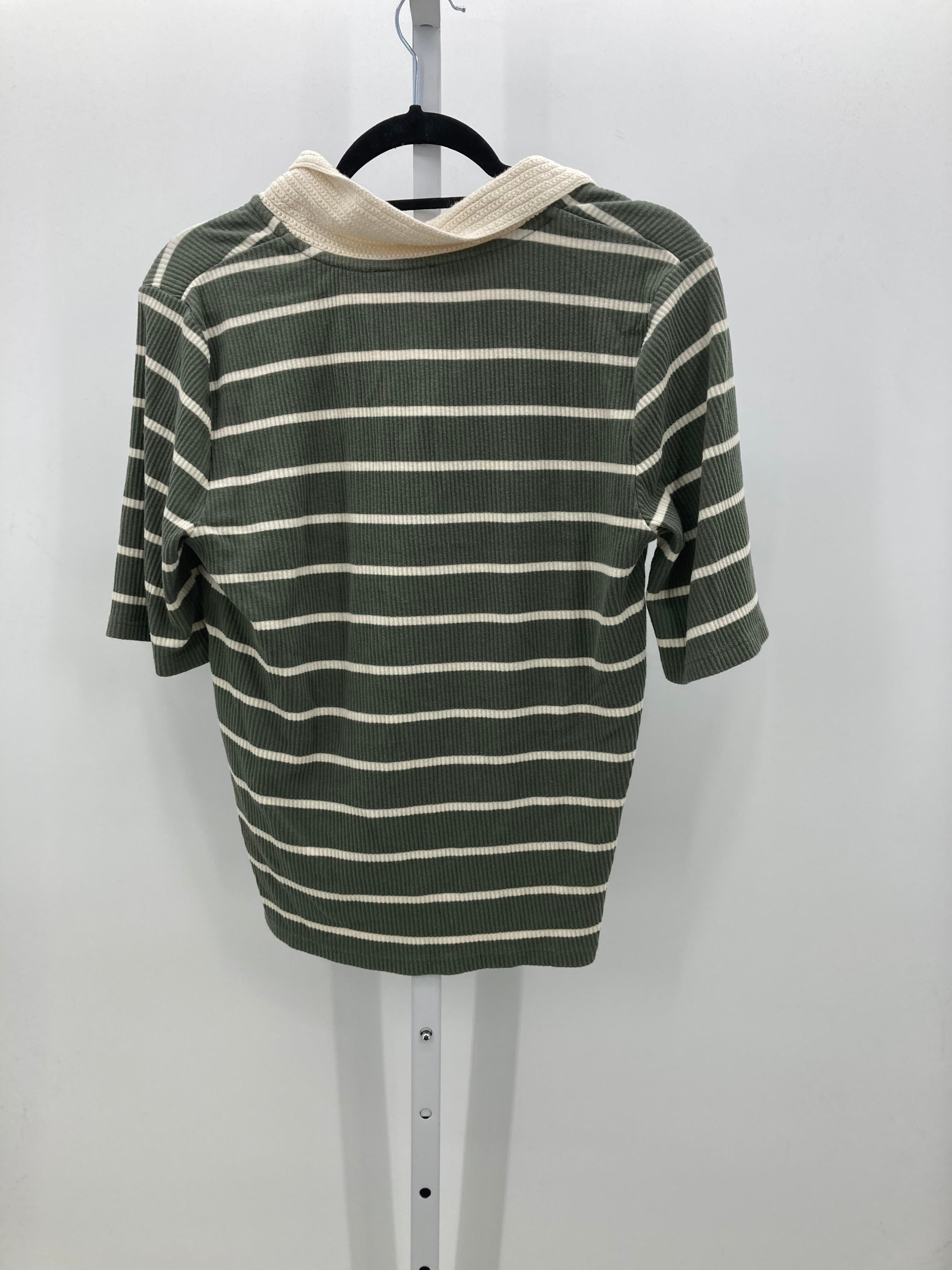 Talbots Size Medium Misses Short Sleeve Shirt