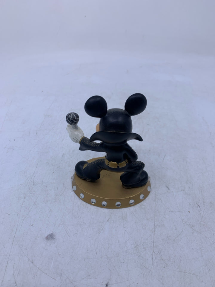 MICKEY MOUSE SUSPICIOUS MICE BLACK SUIT ELVIS FIGURINE.