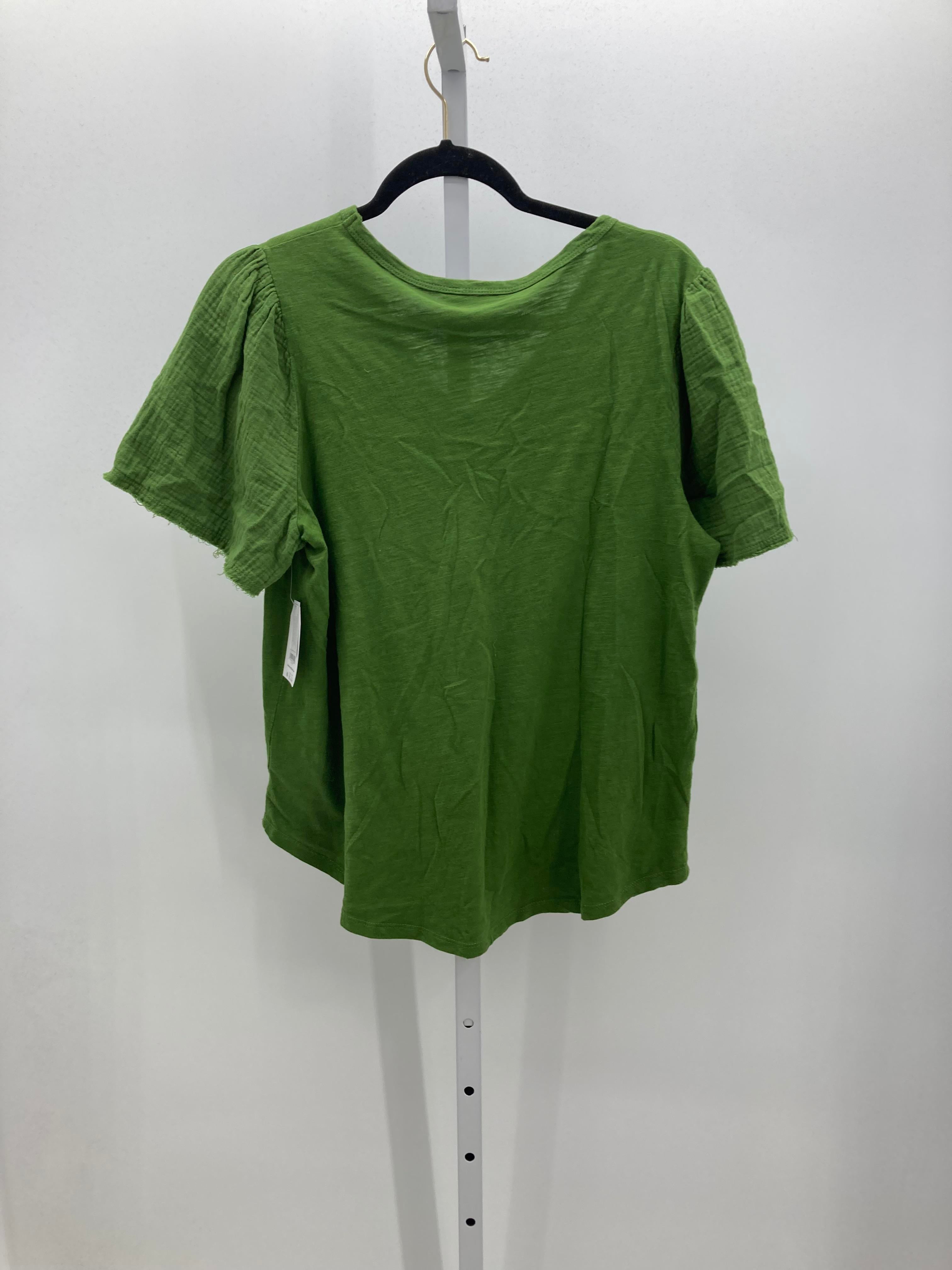 Time and Tru Size Large Misses Short Sleeve Shirt