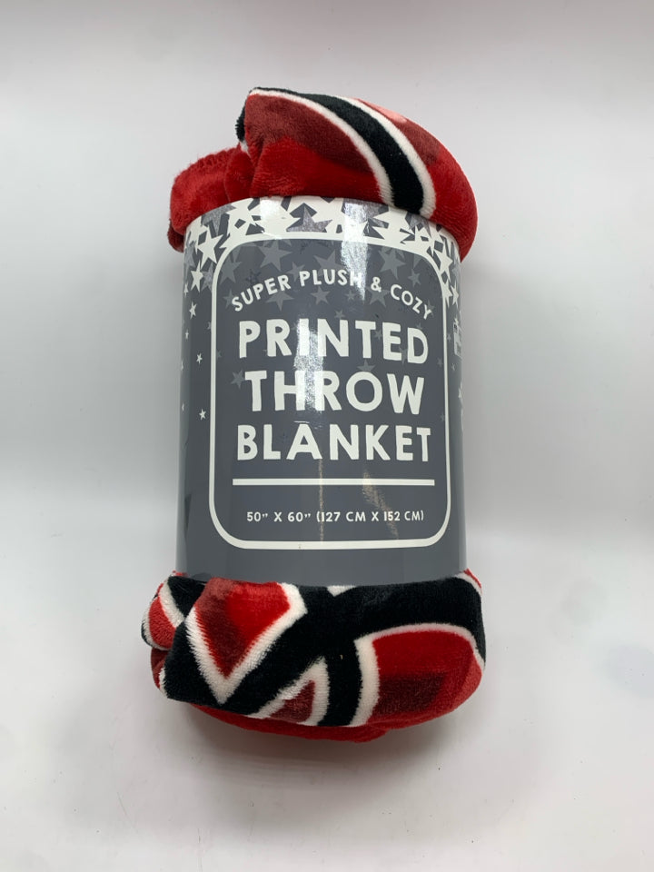 NIP CHRISTMAS 'BELIEVE' THROW BLANKET.