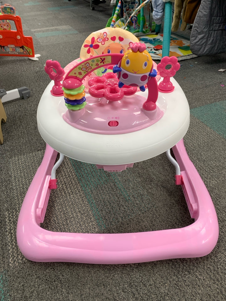 Bright Starts JuneBerry Walk-A-Bout Baby Walker and Entertainer, with Easy Fold
