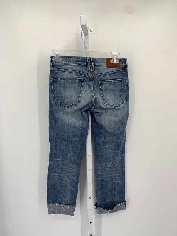 Madewell Size 0 Misses Cropped Jeans