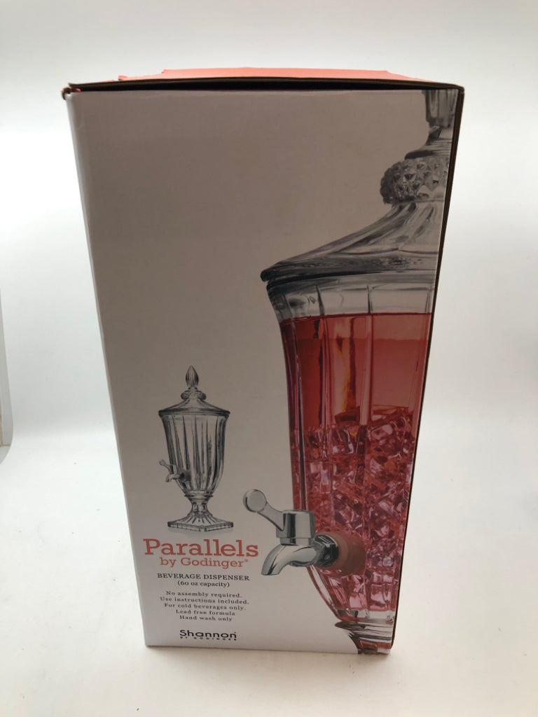 GLASS BEVERAGE DISPENSER.