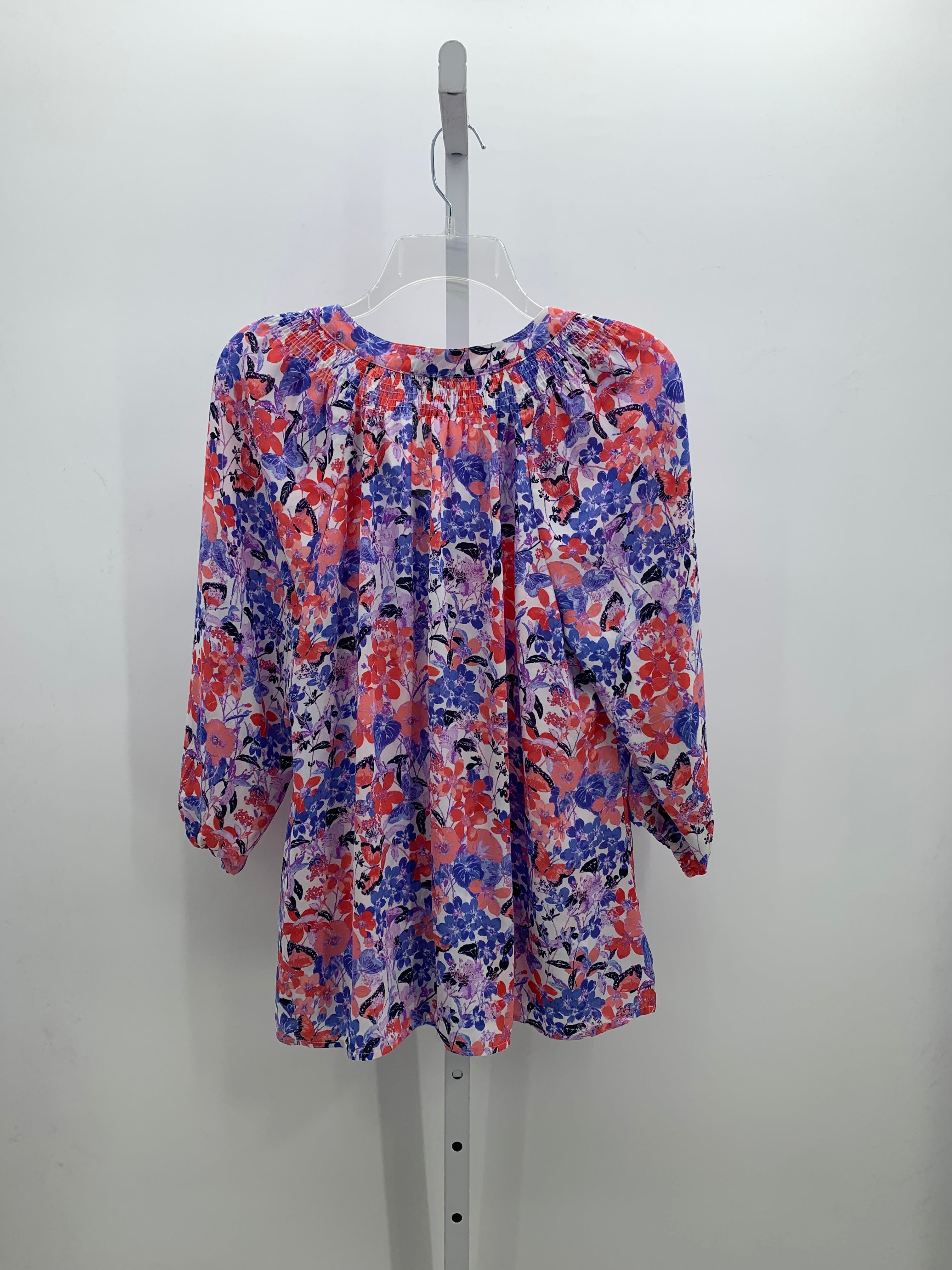 Charter Club Size Large Petite Petite 3/4 Sleeve Shirt